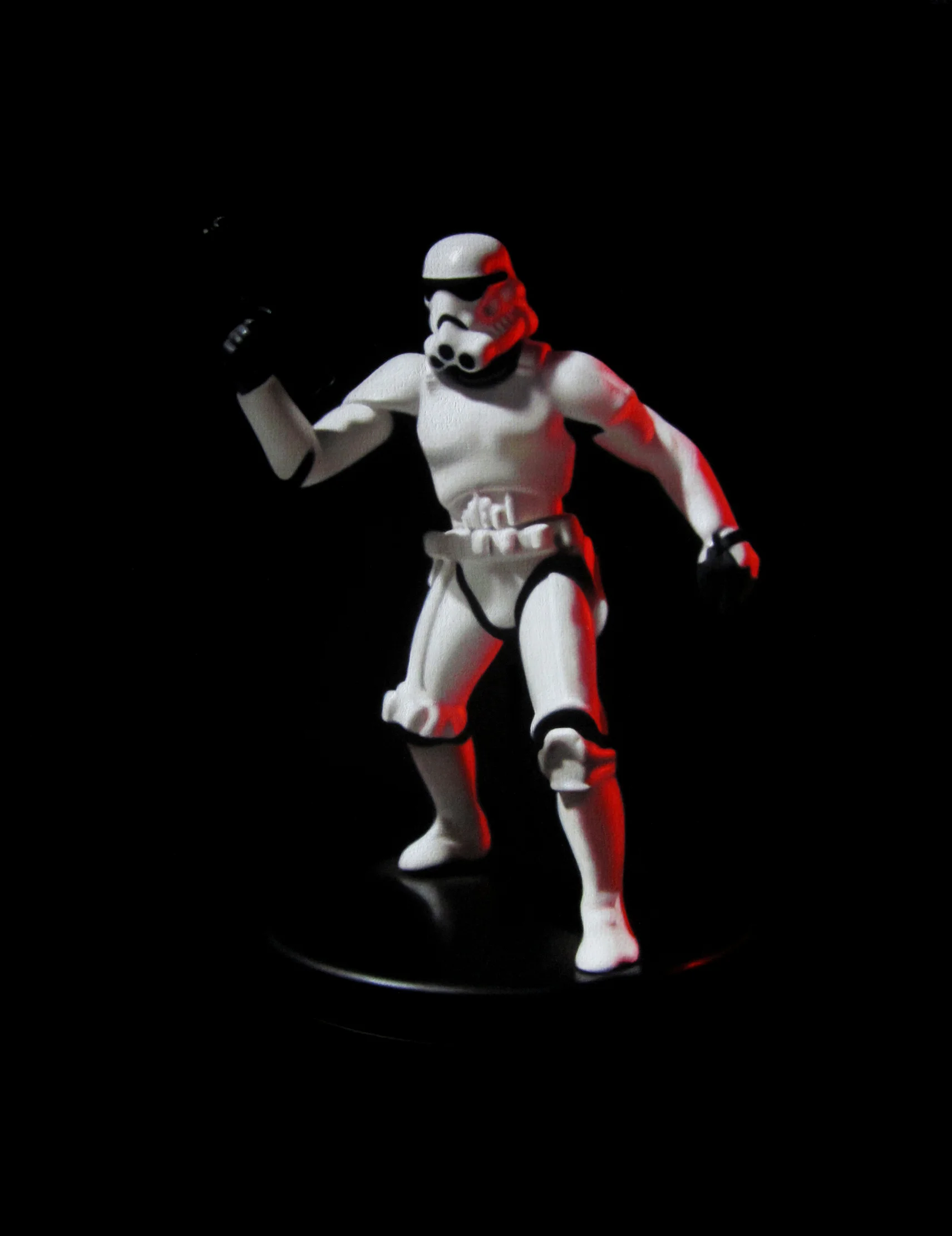 Stormtrooper. Oil on panel.