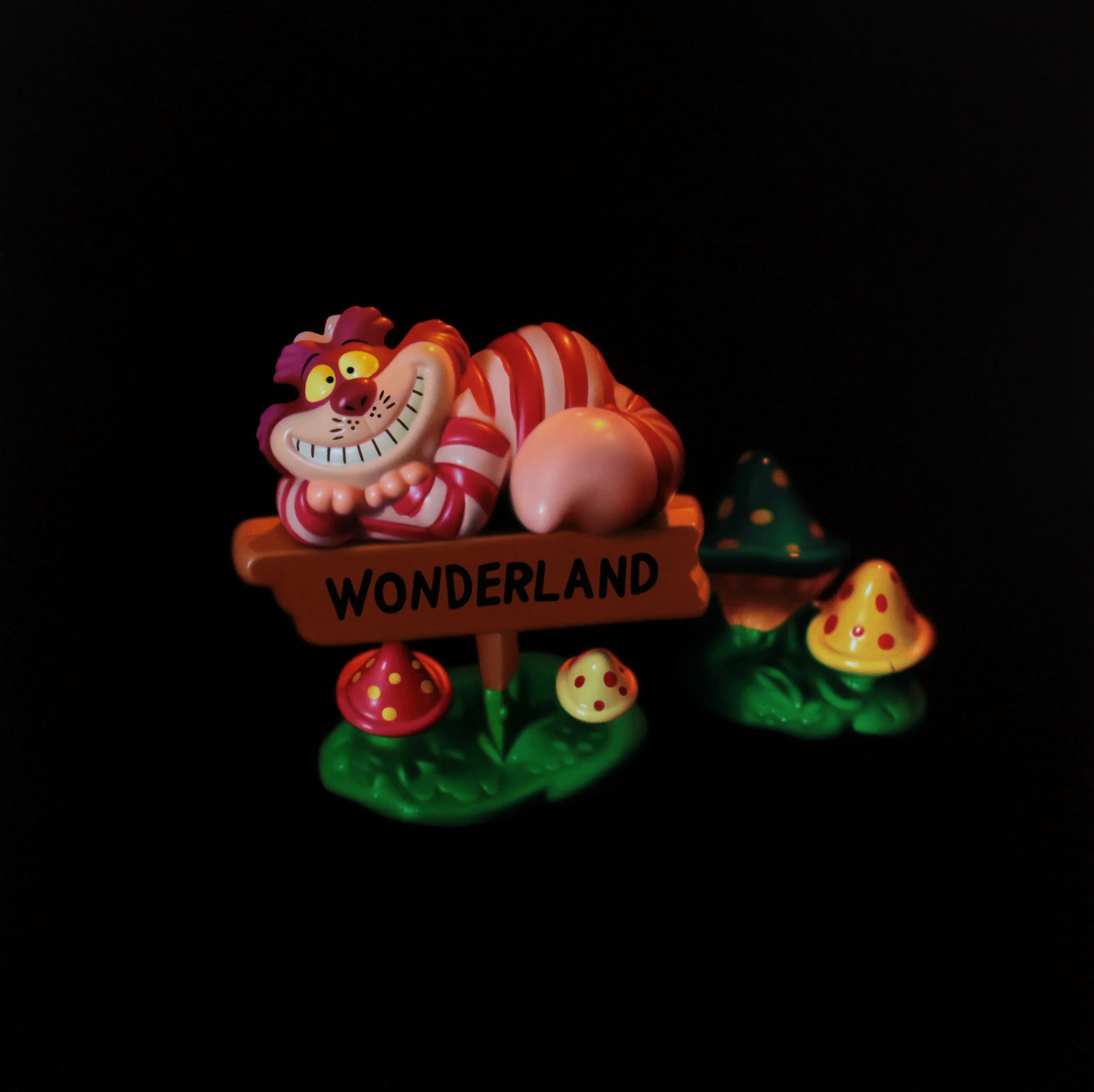 Cheshire Cat. Oil on panel.