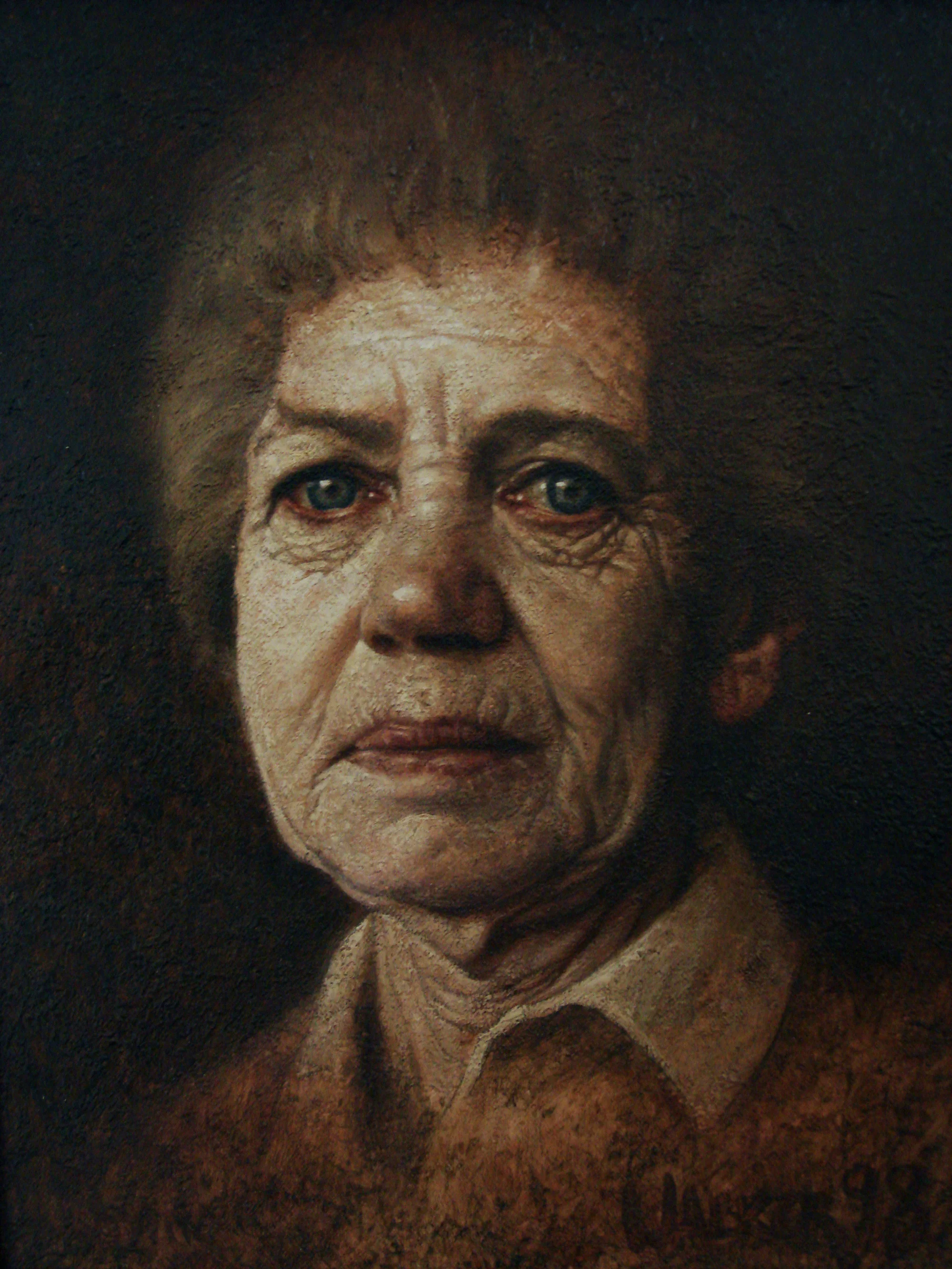 Urma. Oil on canvas.
