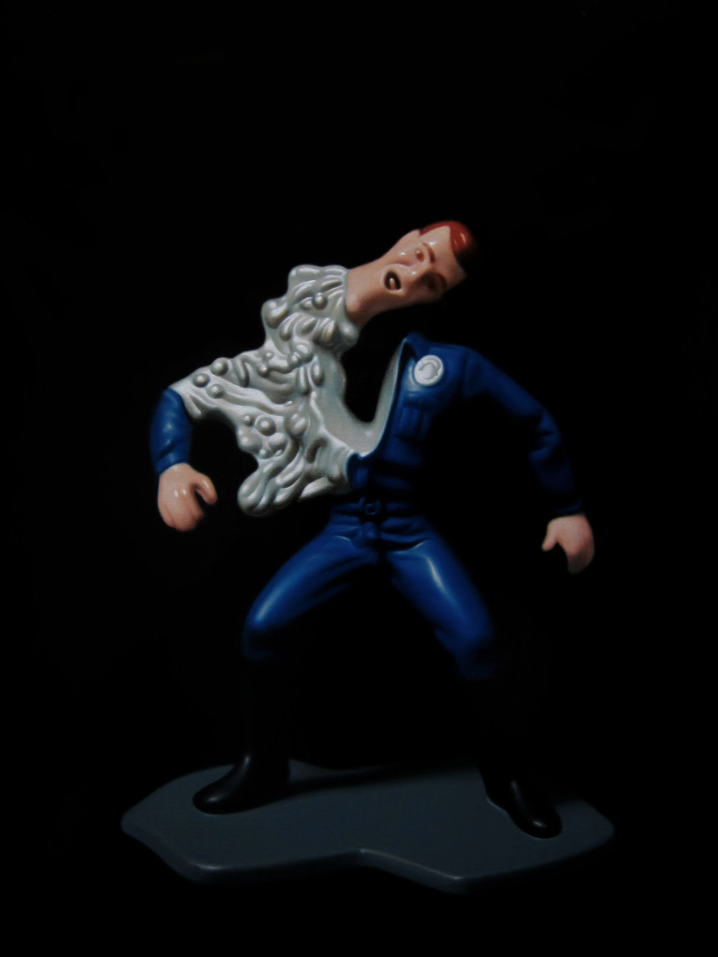 T-1000. Oil on panel.