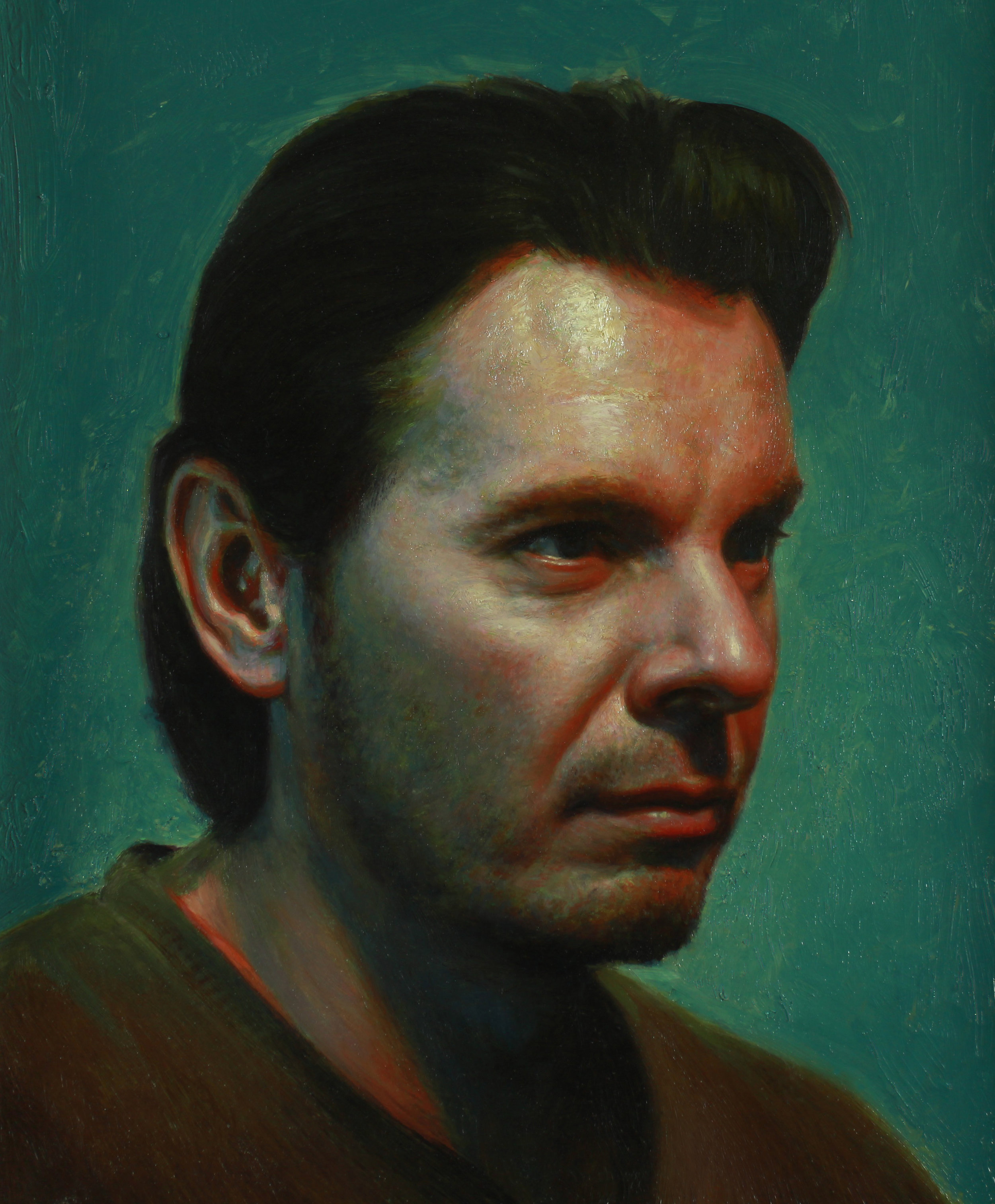  Doug. Oil on panel. 