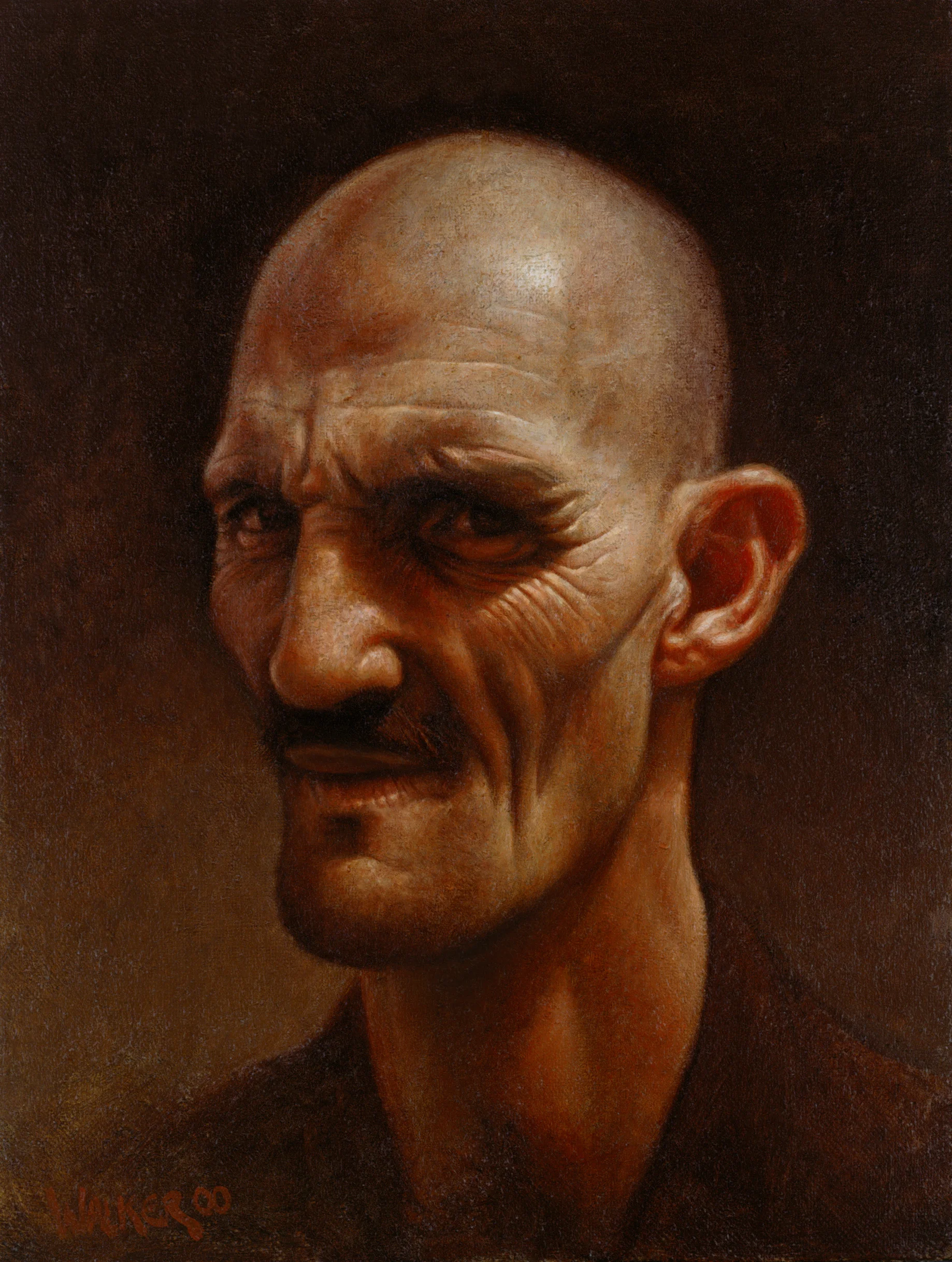 Jamie Exotic Driver. Oil on canvas.