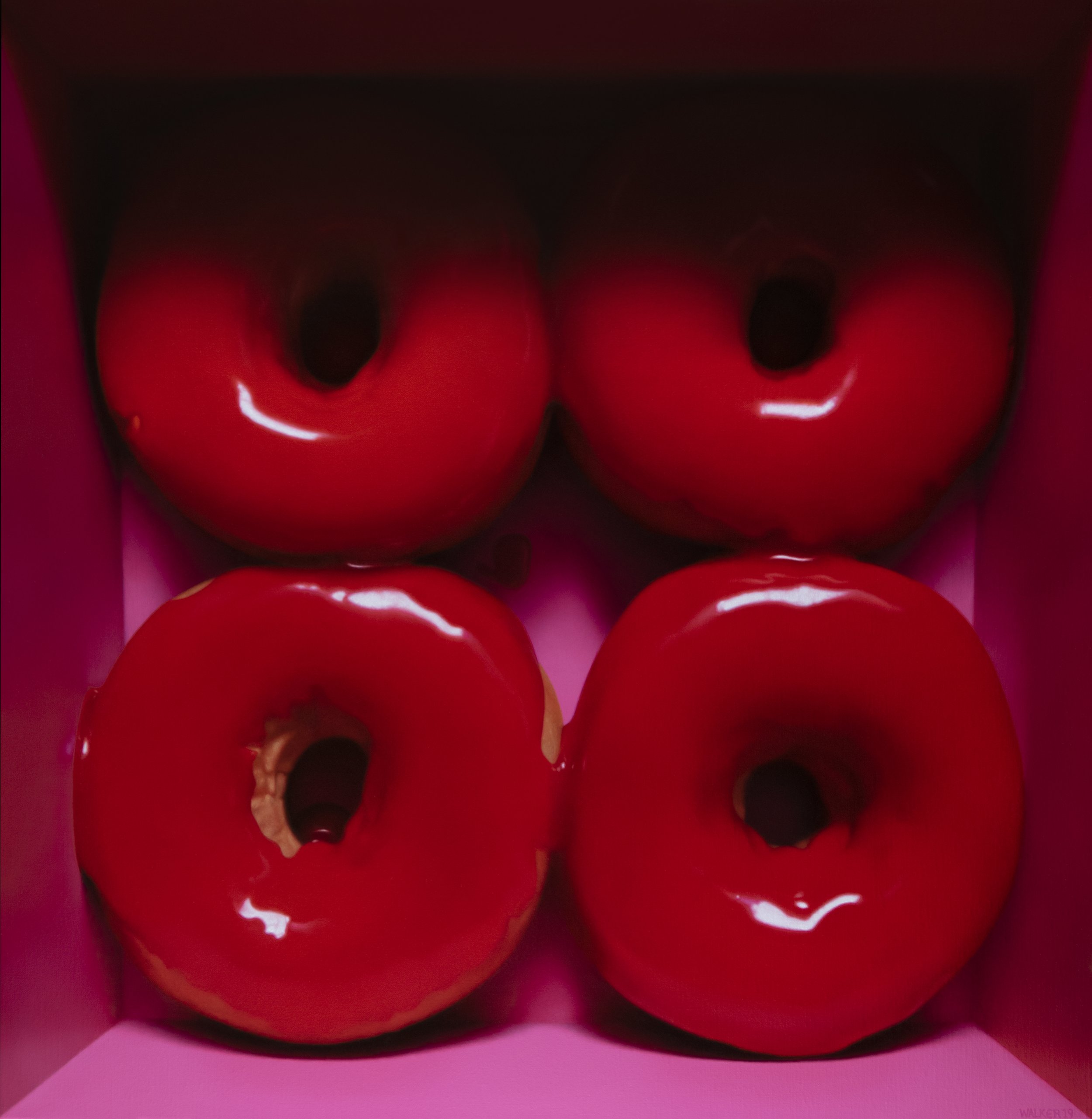 Red Donut 4 Pack