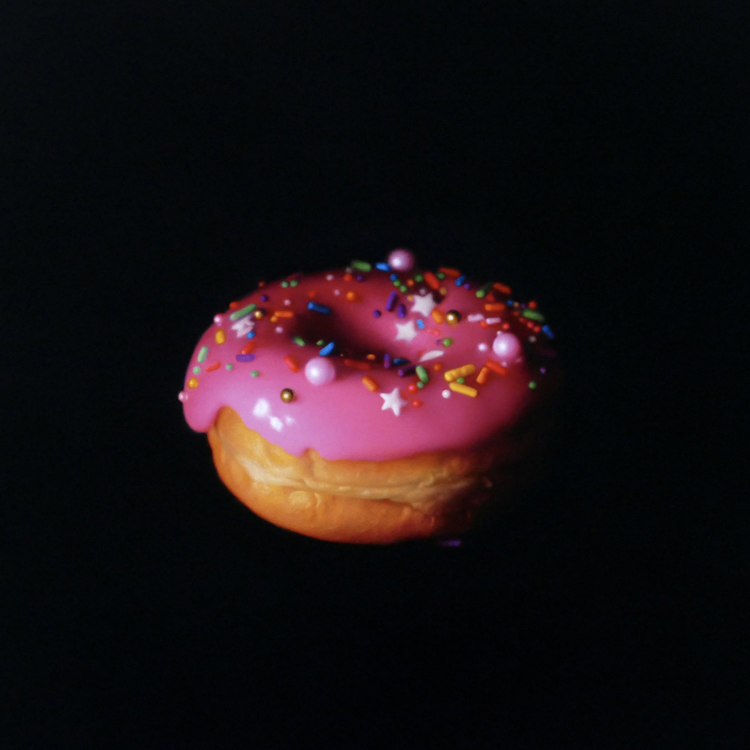 Pink Cosmic Sprinkle Donut