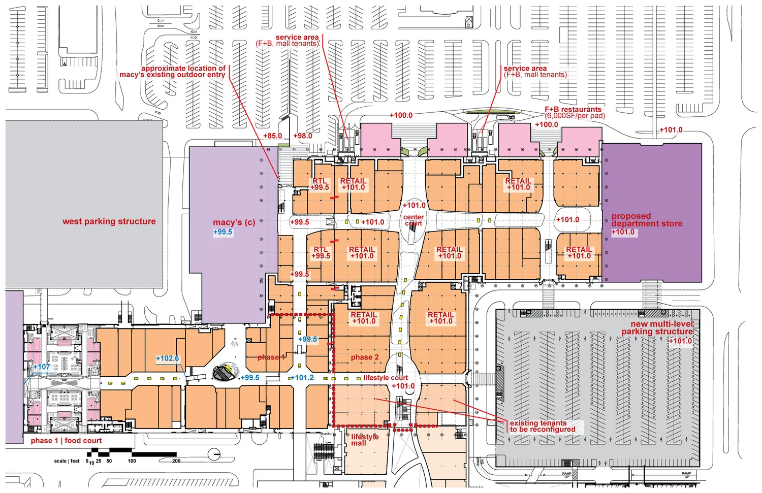 Del Amo Mall Map Del Amo Fashion Center | 5+Design