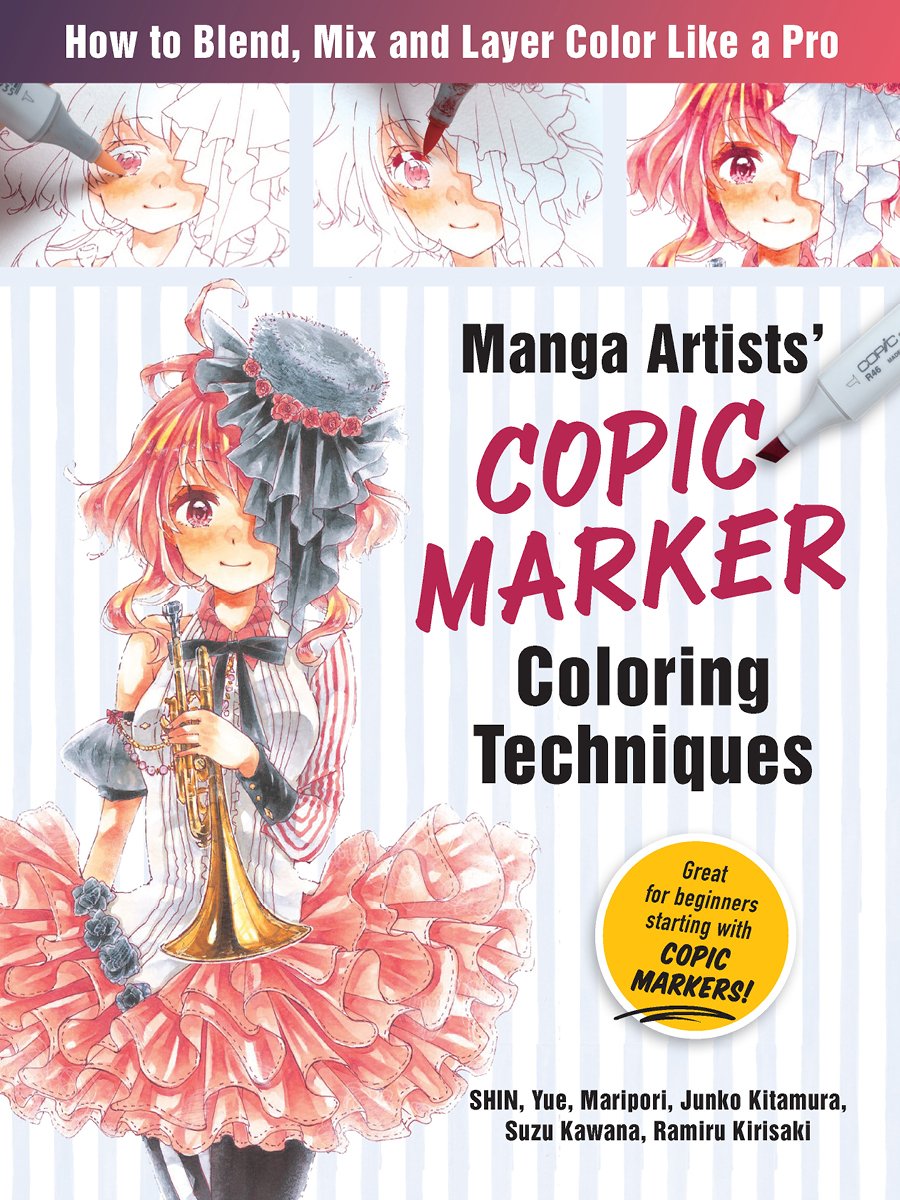 Manga Artists Copic Marker Coloring Techniques Front Cover 3.4.jpg