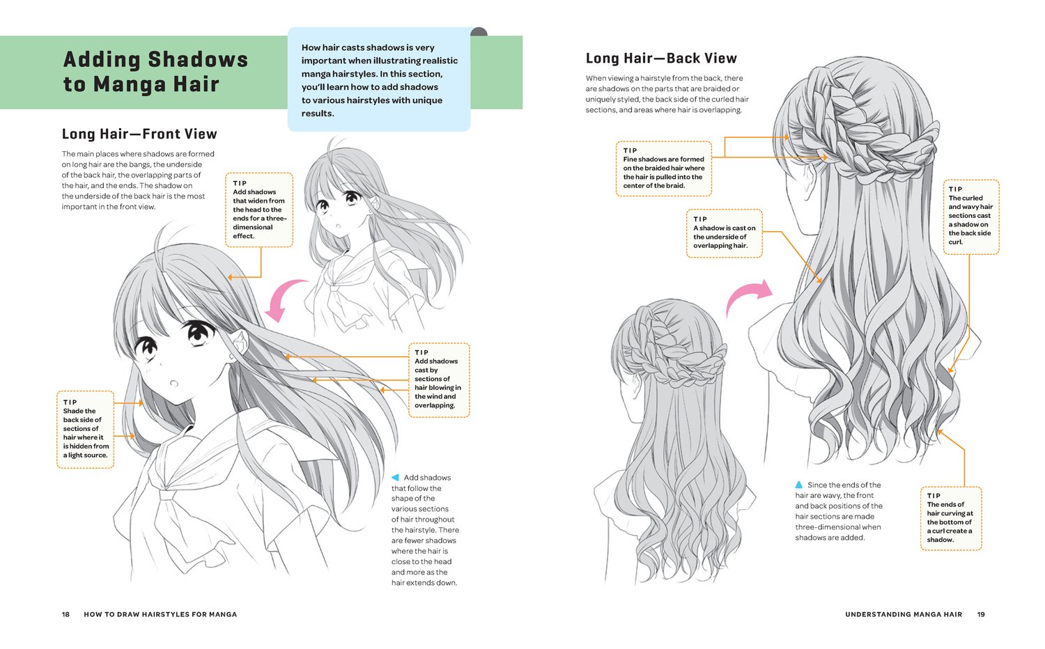 How to Draw Anime Hair – Learn Drawing Various Anime Hairstyles