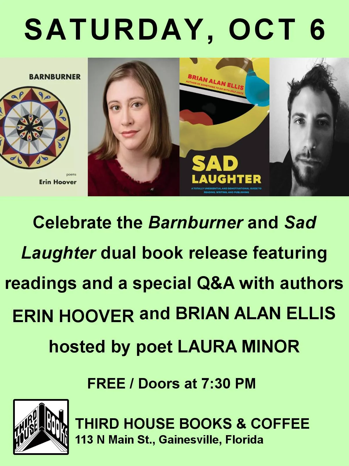 Erin Hoover/Brian Alan Ellis Book Release and Q&amp;A w/ Laura Minor
