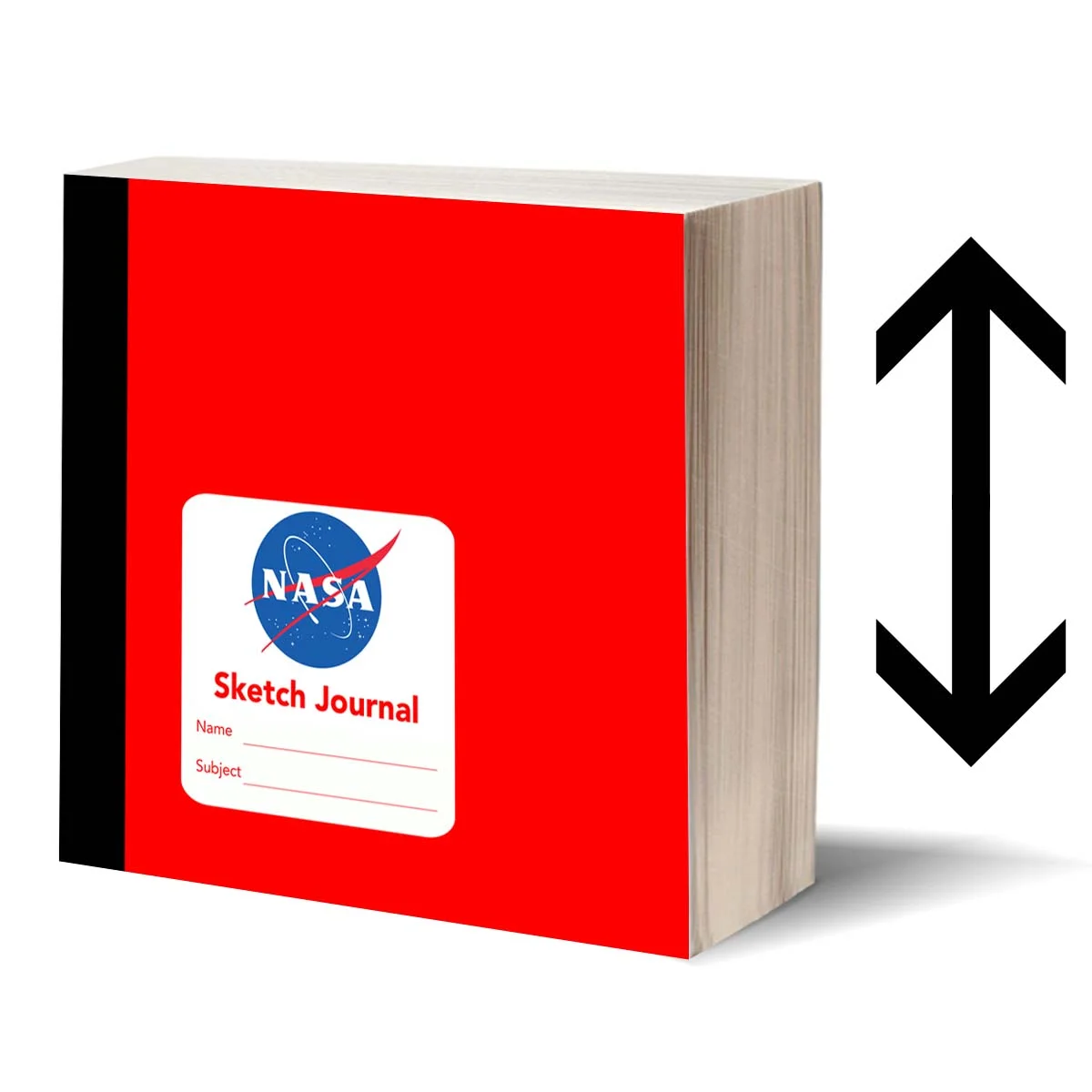 Space Journal—Right-Side-Up Book