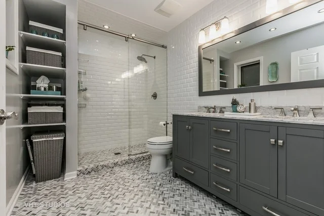 Newly renovated spa-like bathrooms are a buyers dream!