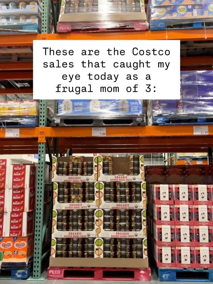 Keep your eyes open for these sales!

I took all of these photos today, October 23rd, 2025 at the Richland, WA @costco location!

Our family is able to save a ton of money by stocking up on our favorite items when they&rsquo;re on sale! Today I had a