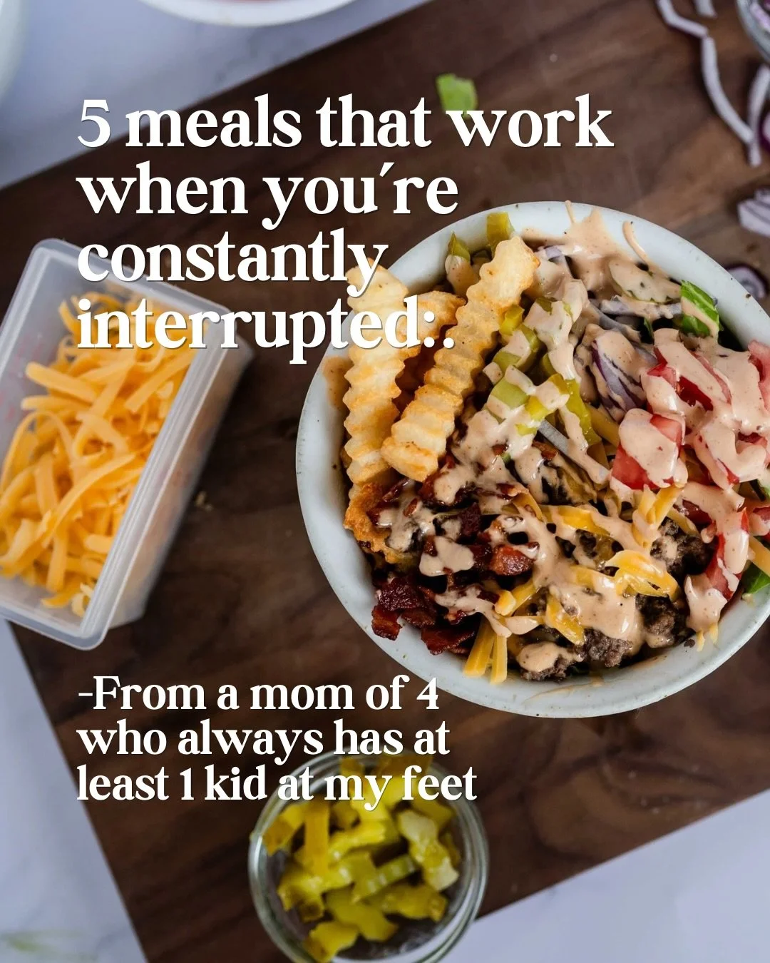 I know it all too well; 4:30 PM, all the kids are home &amp; want your attention, dad&rsquo;s still not home from work &amp; you&rsquo;ve gotta get dinner on the table somehow while breaking up fights, answering a million questions, helping with home