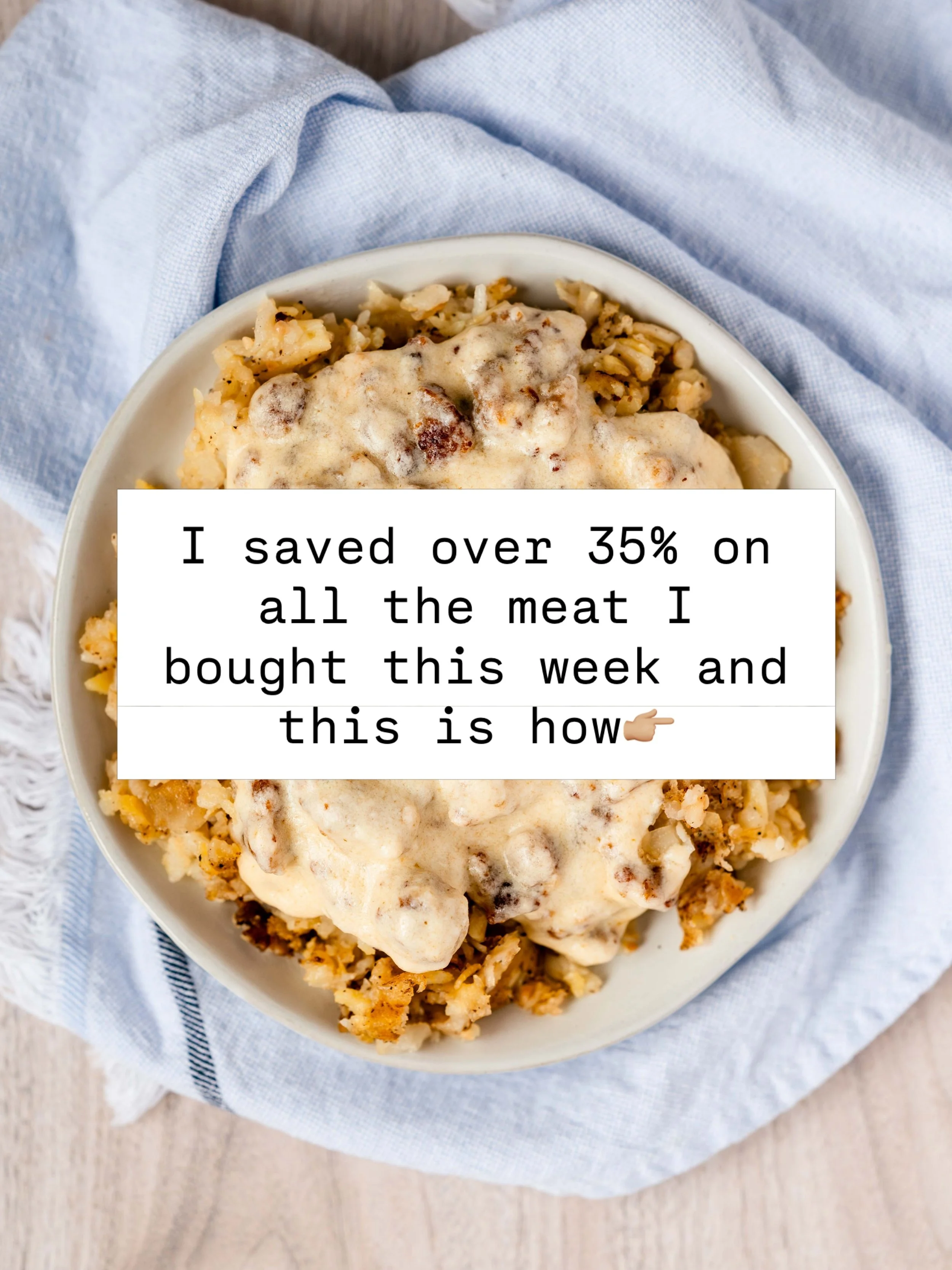 My number 1 tip for saving money on groceries is a combination of these 2 things:
1: Buy meat on sale and stock your freezer with it
2: Plan all your meals only using the meat in your freezer 

Why this works: Typically, the most expensive part of ev