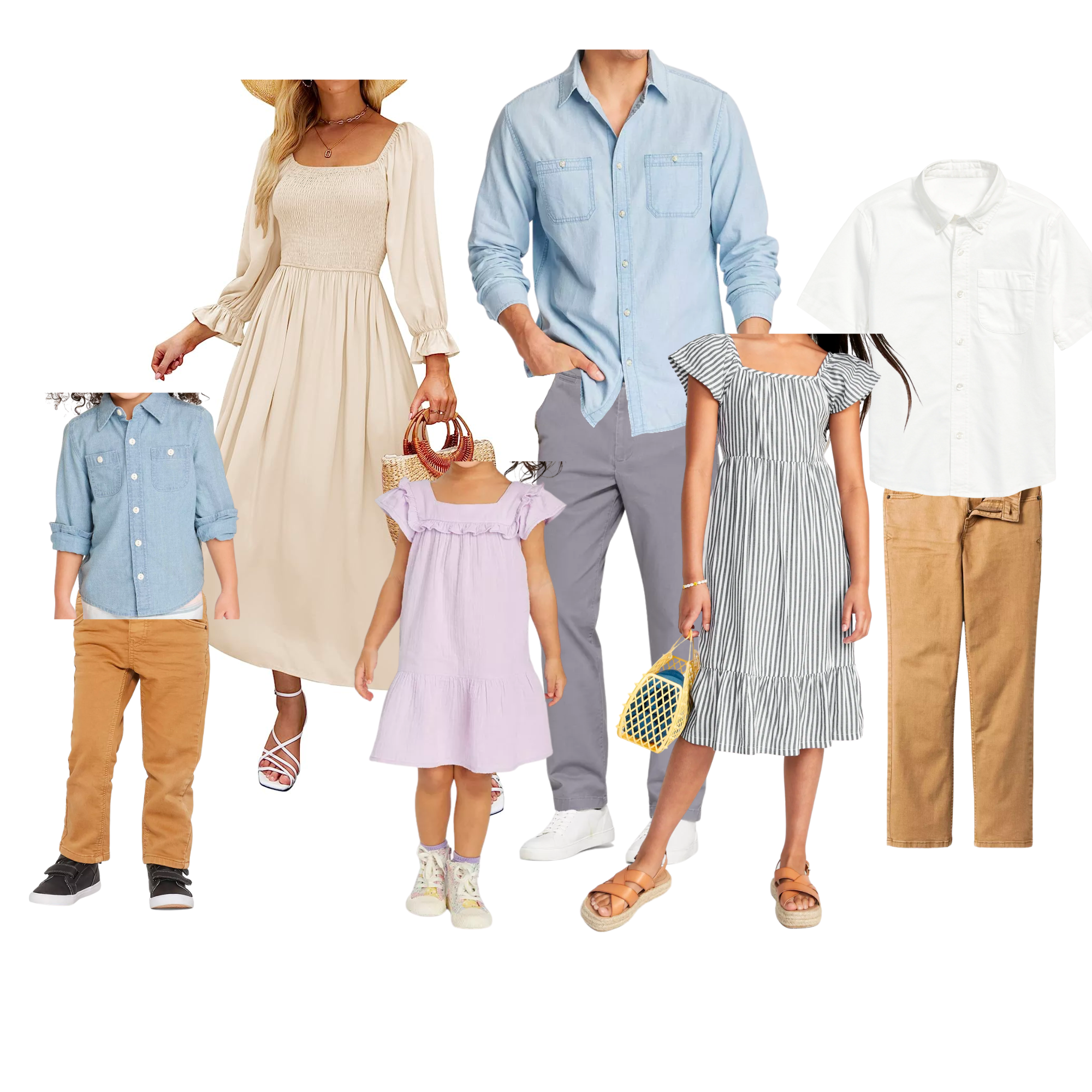 Spring Family Photo Outfit Inspiration, What to Wear for Family Photos, Large Family Photo Outfits, Neutral Family Photo Clothes, Summer Family Photo Outfit Inspiration