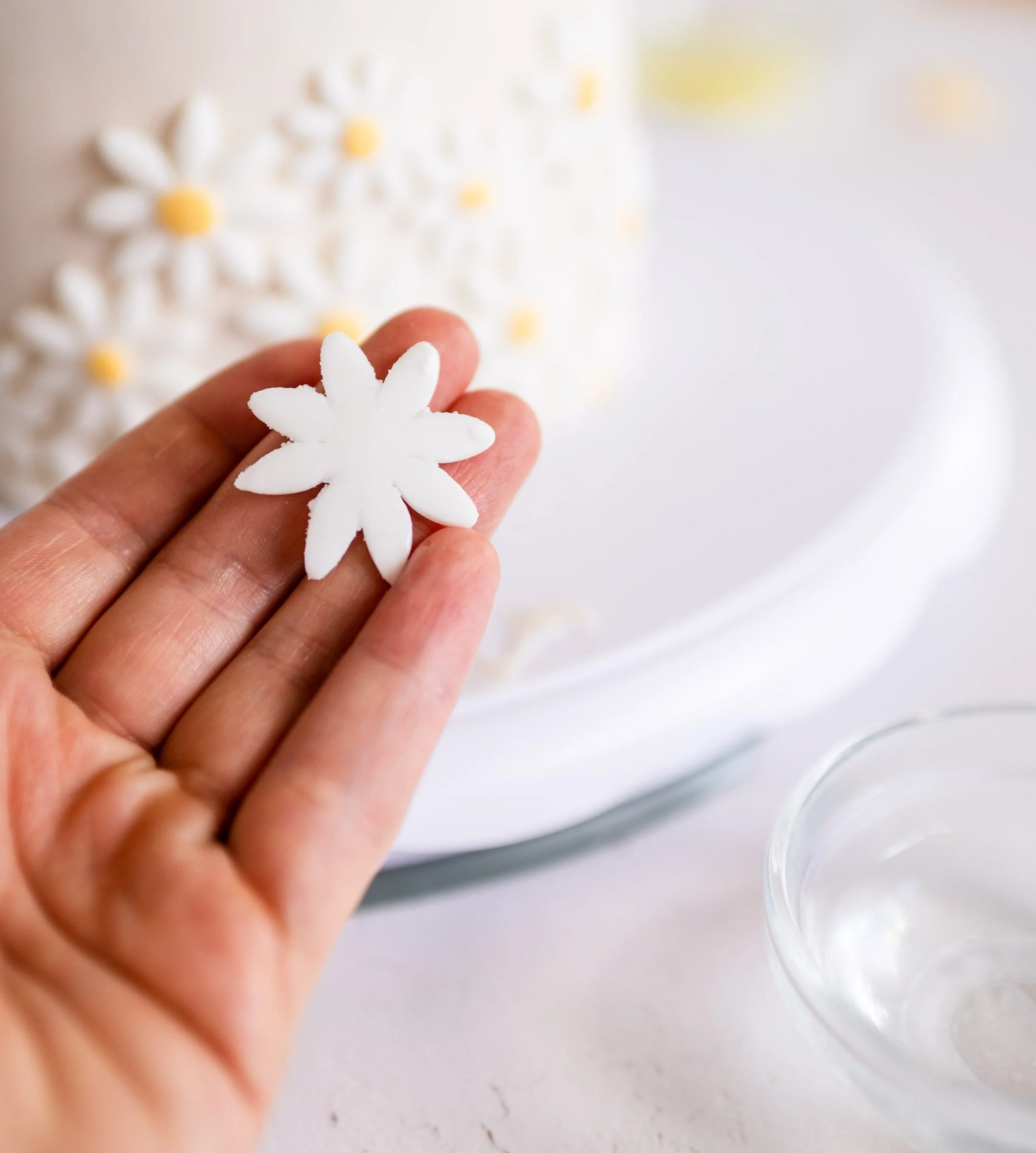 How To Make Daisy Flower From Fondant Best Flower Site