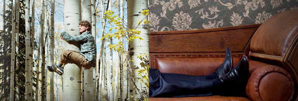 The first ad shows how environmentally friendly it is to publish with issuu, because it saves trees. The second ad encourages publishers to sign up for a 2 week trial. The image of the couch helps communicate that issuu goes to great lengths t