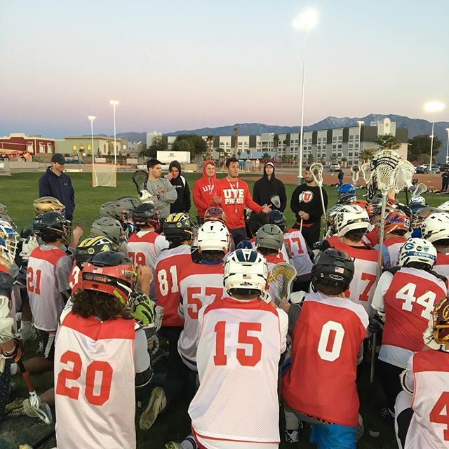Blessed to deliver &quot;Be a Man&quot; at the Utah Men's Lacrosse Camp @risingstarsportsranch in Mesquite, NV. Love, Serve, Code. @marcusholman1