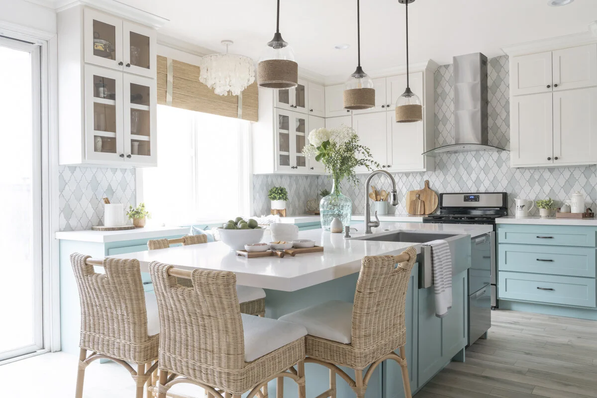 Interior Design | Coastal California Kitchen- Murrieta, CA