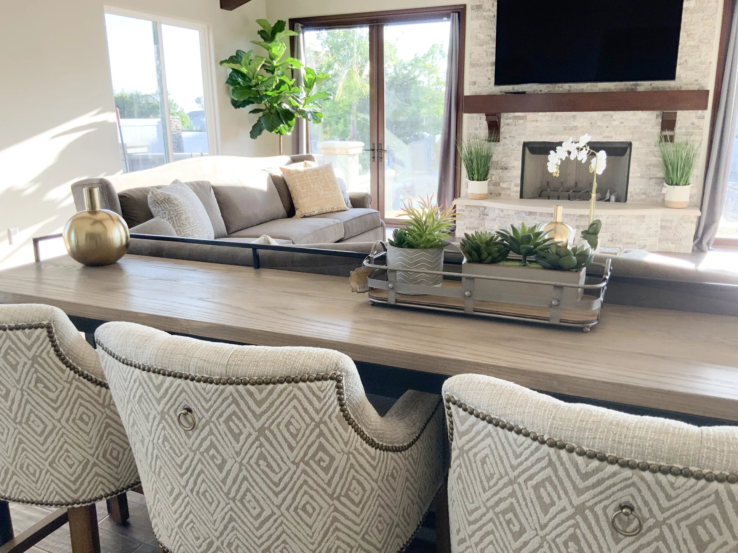 Interior Design | Traditional Family Room- Riverside, CA