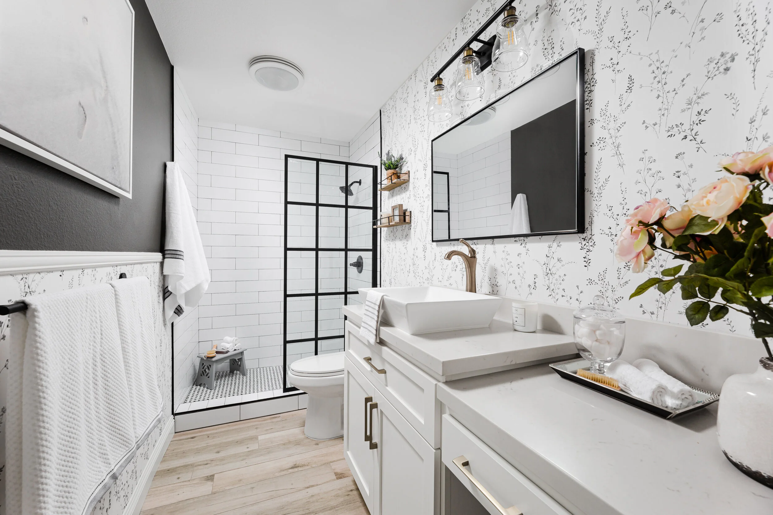 Interior Design Black and White Bathroom