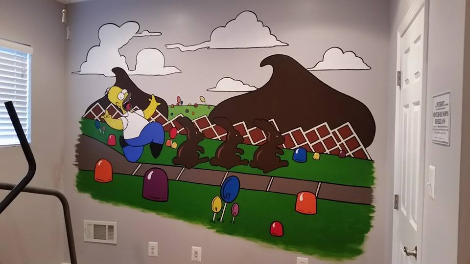 Land of Chocolate mural
