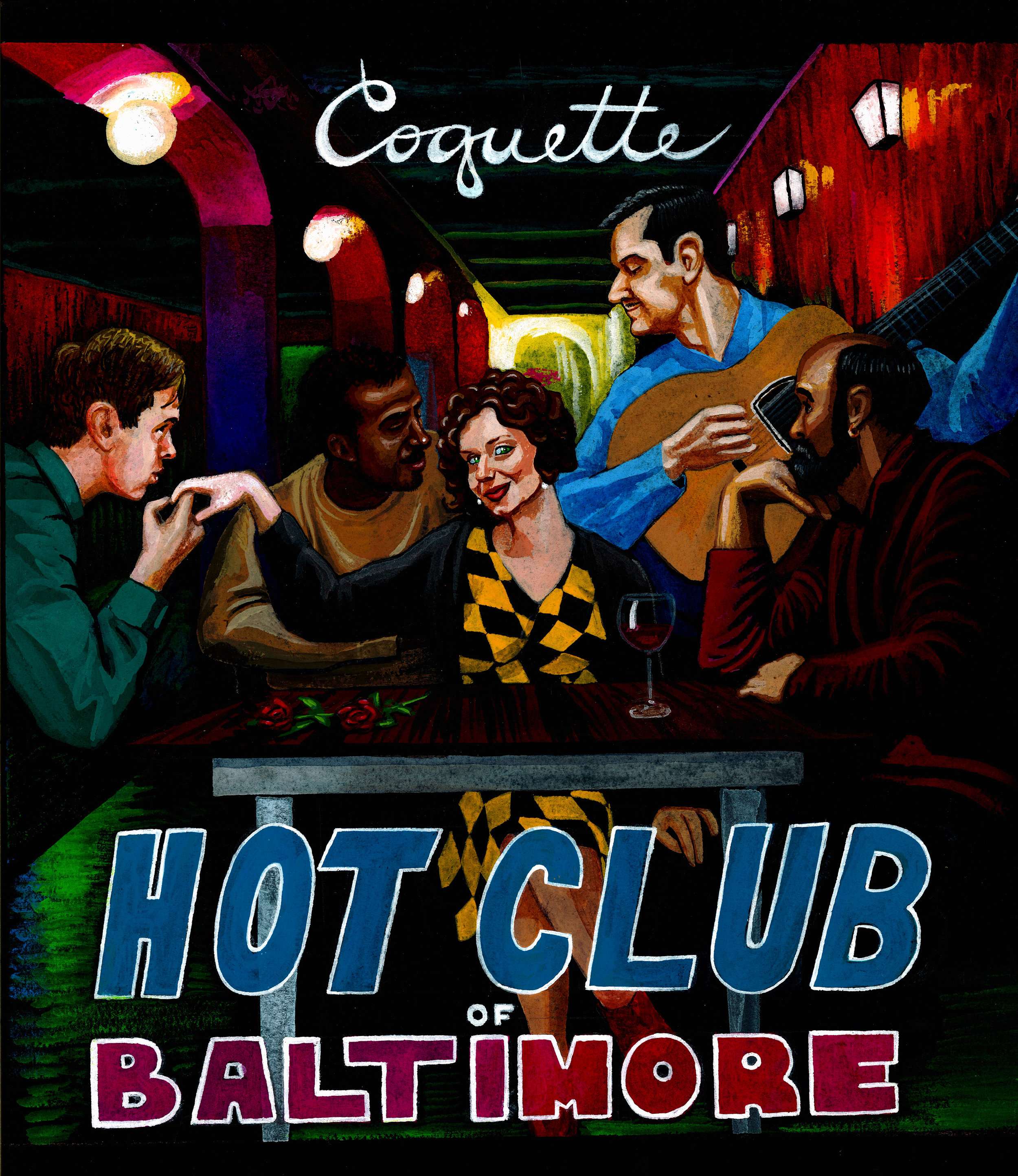 "Coquette" Hot Club of Baltimore Album Cover