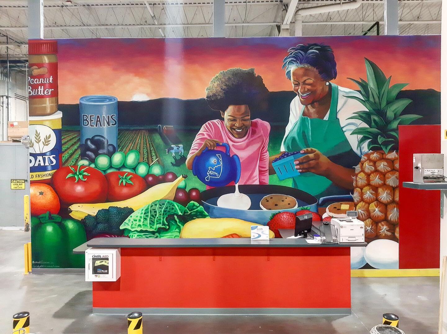 Maryland Food Bank Mural