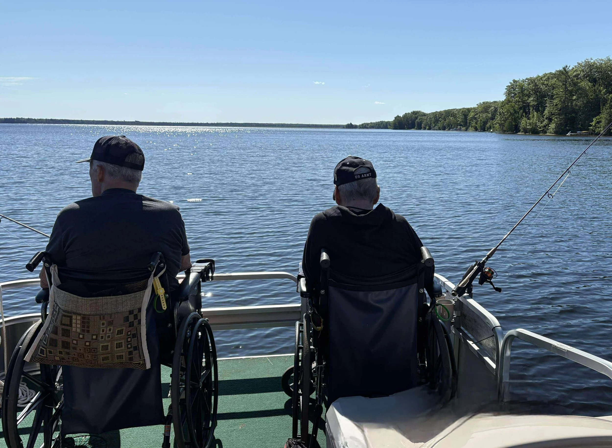 *RESERVED* Veterans Trip: Pontoon fishing w/ DJ Jacobetti Home for Veterans
