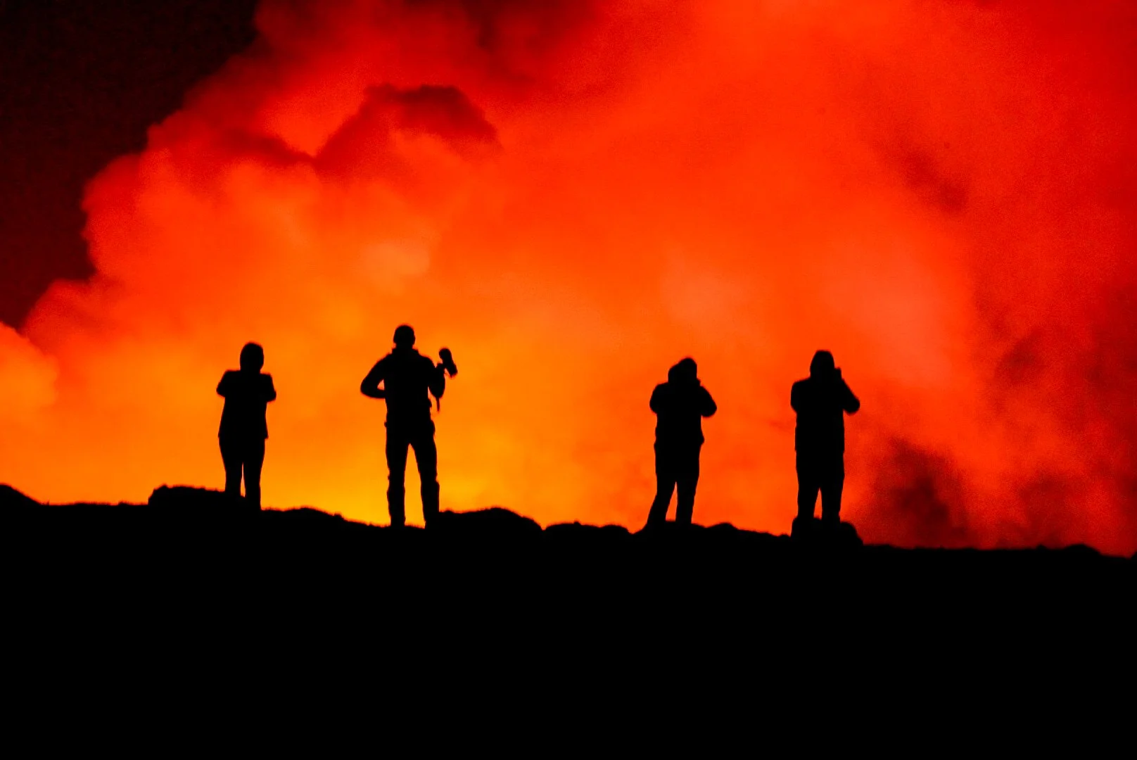 Volcano Eruption, February 8th, 2024, Iceland