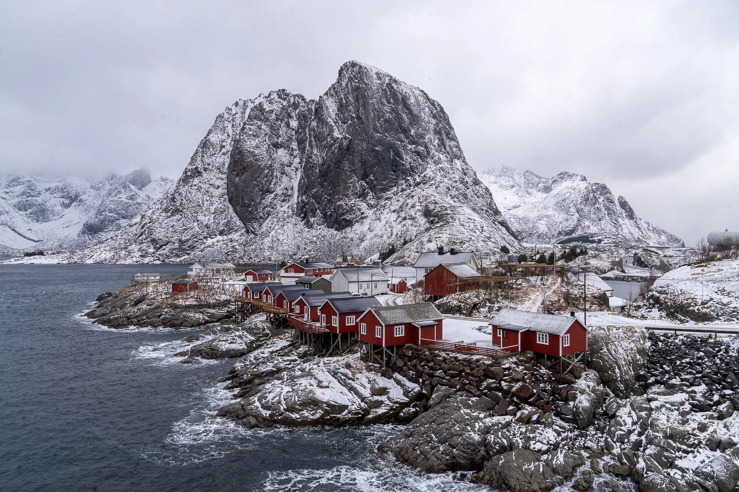 Fishing Village on Lofoten Island