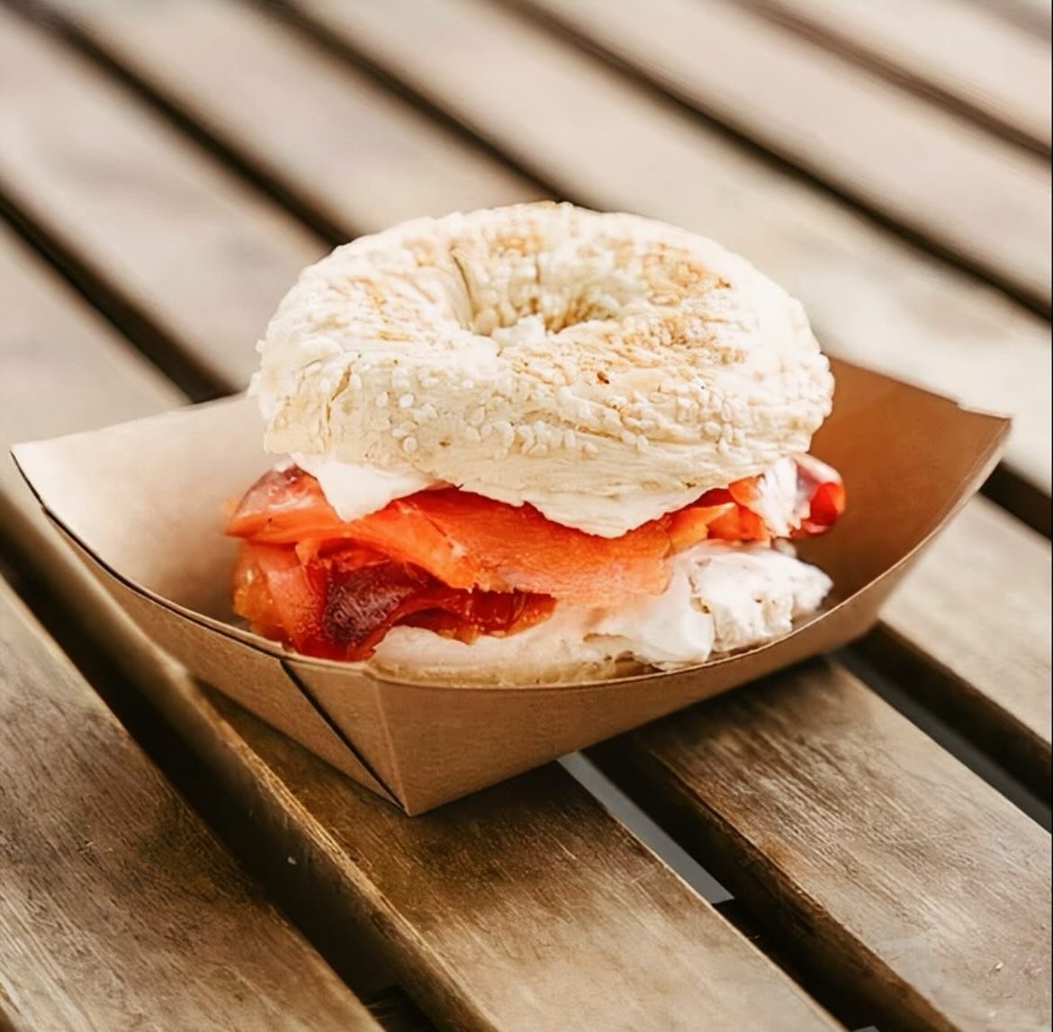 Beauty Shot of Lox and Cream Cheese ✨