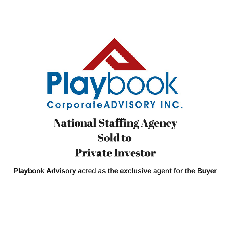 M &amp; A Sale Announcement - National Medical Staffing Agency