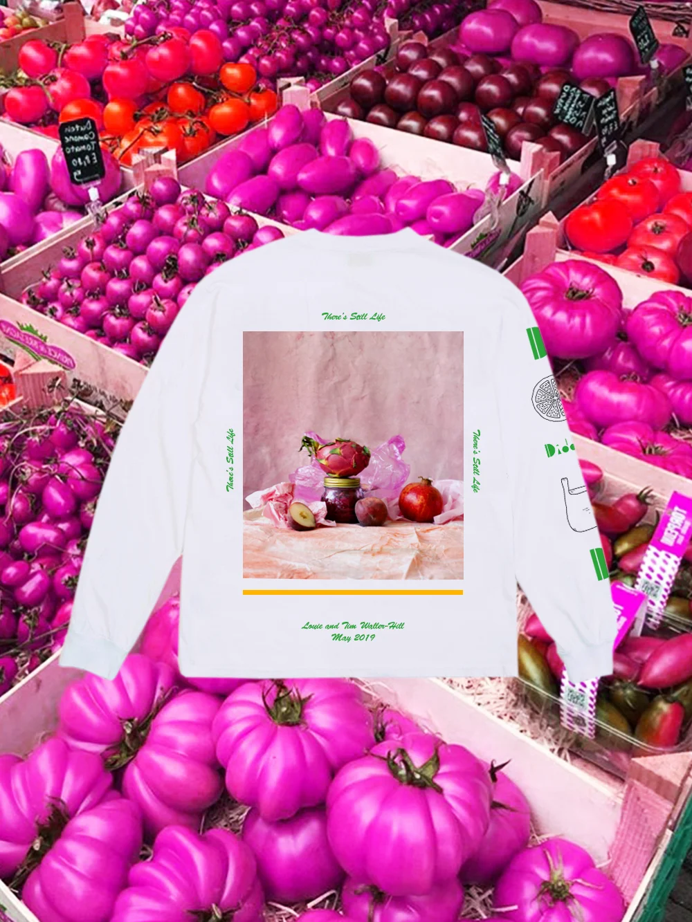 PINKS LONG SLEEVED T-SHIRT - THERE'S STILL LIFE