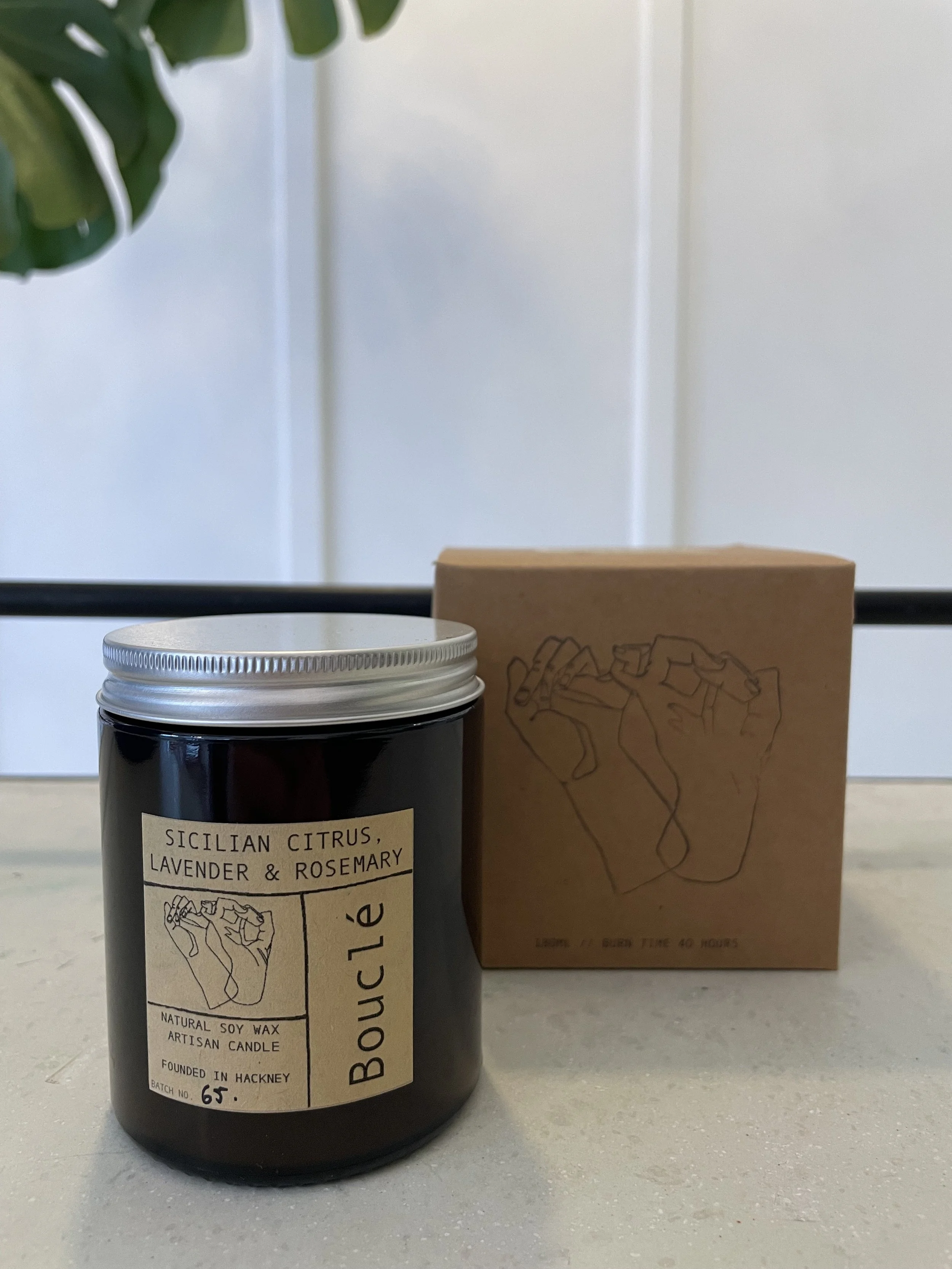 Sicilian Citrus, Lavender & Rosemary Candle - Bouclé