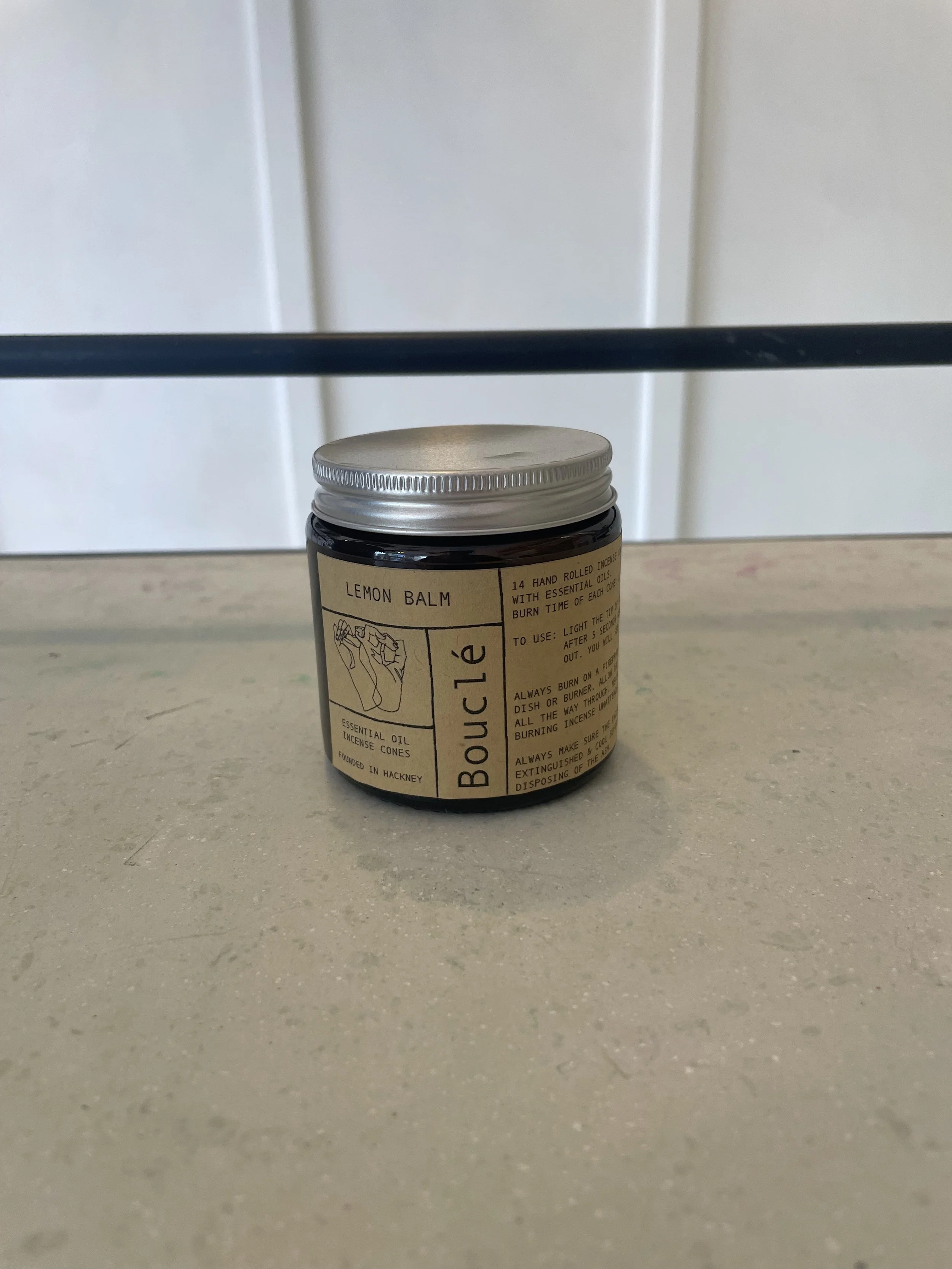 Lemon Balm & Citronella Incense Cones - Bouclé