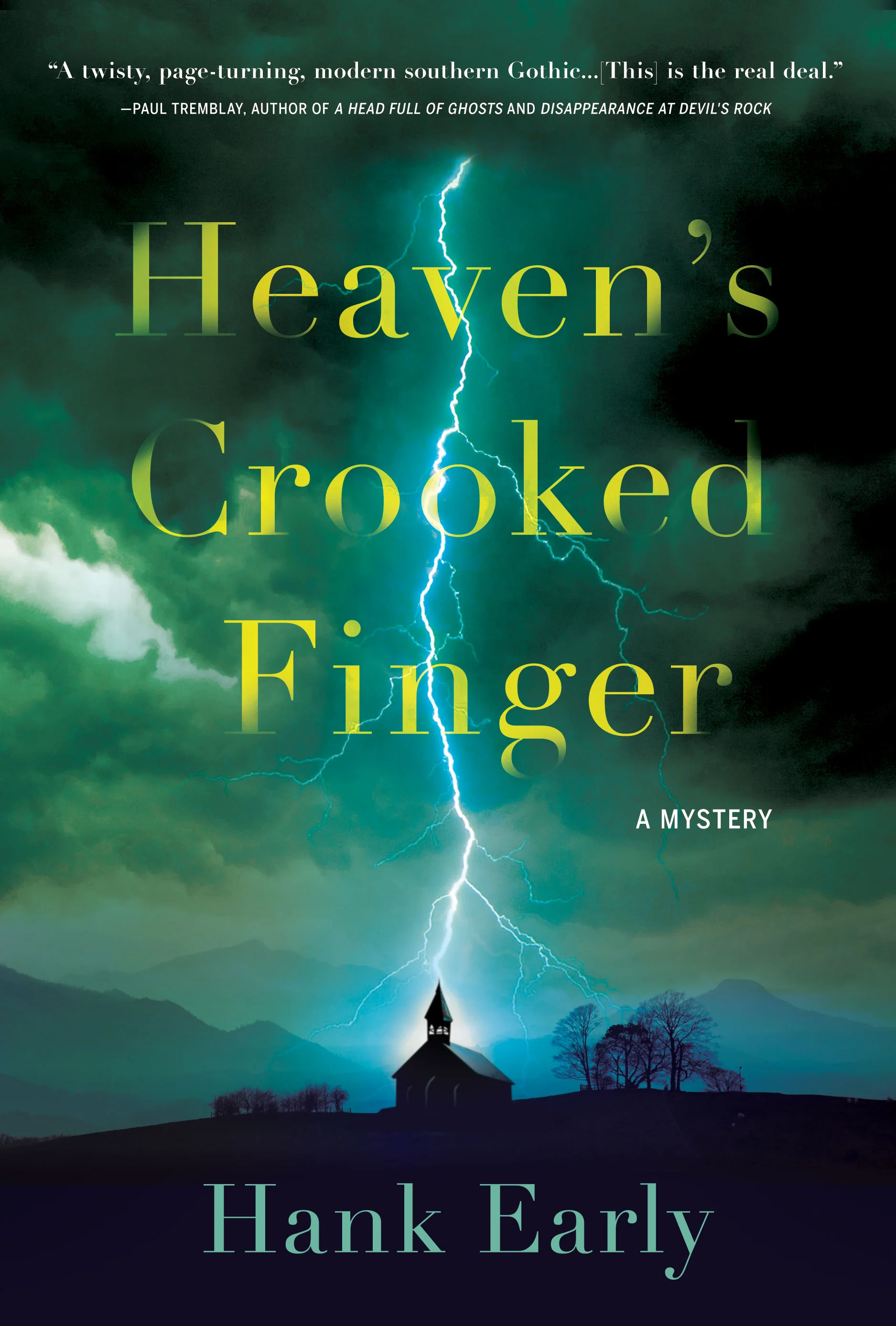 heaven's crooked finger, hank early, mystery, book