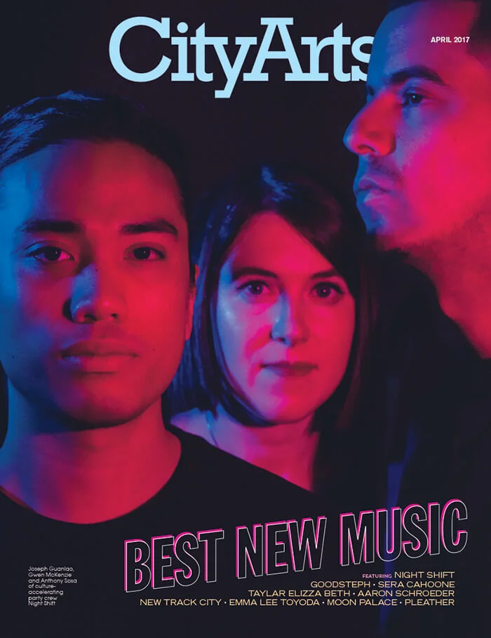 Great write up on our engineer/producer extraordinaire Aaron C Schroeder and Moon Palace. Thanks City Arts Magazine . If you look closely you can see our name on the cover!