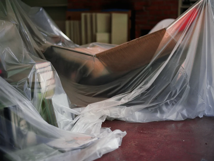 Shroud II (Rebuilding), 2005 / archival pigment print, 3 0 x 40 inches, edition of 5 plus 2 AP