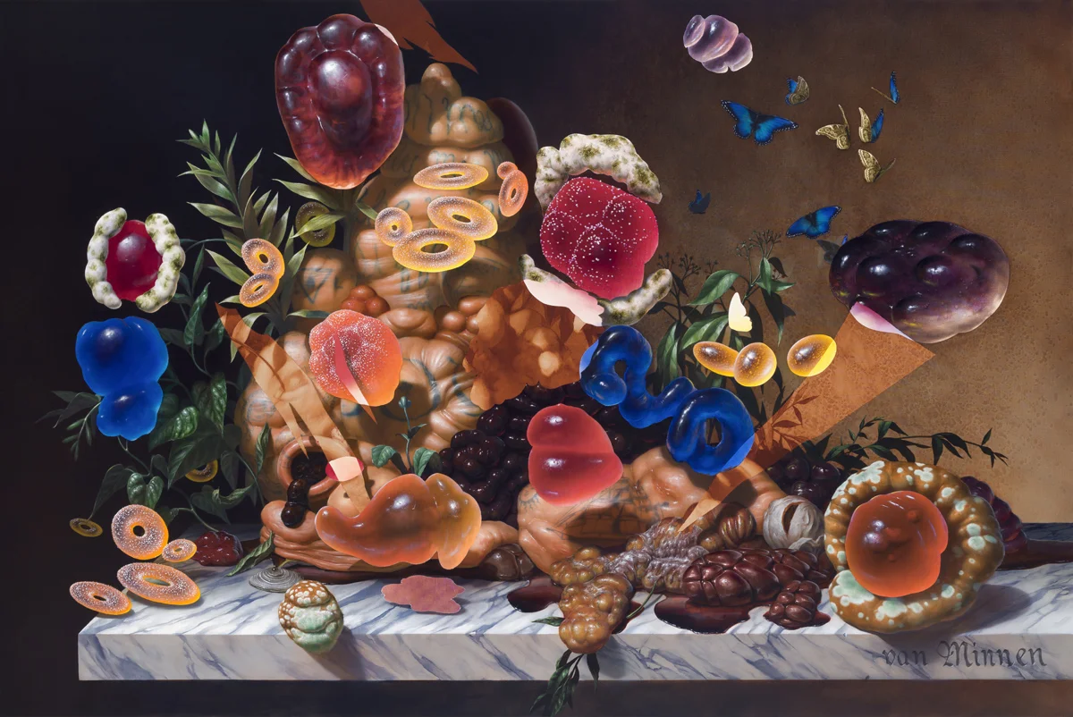 Still Life With Meermin and Jelly Rings