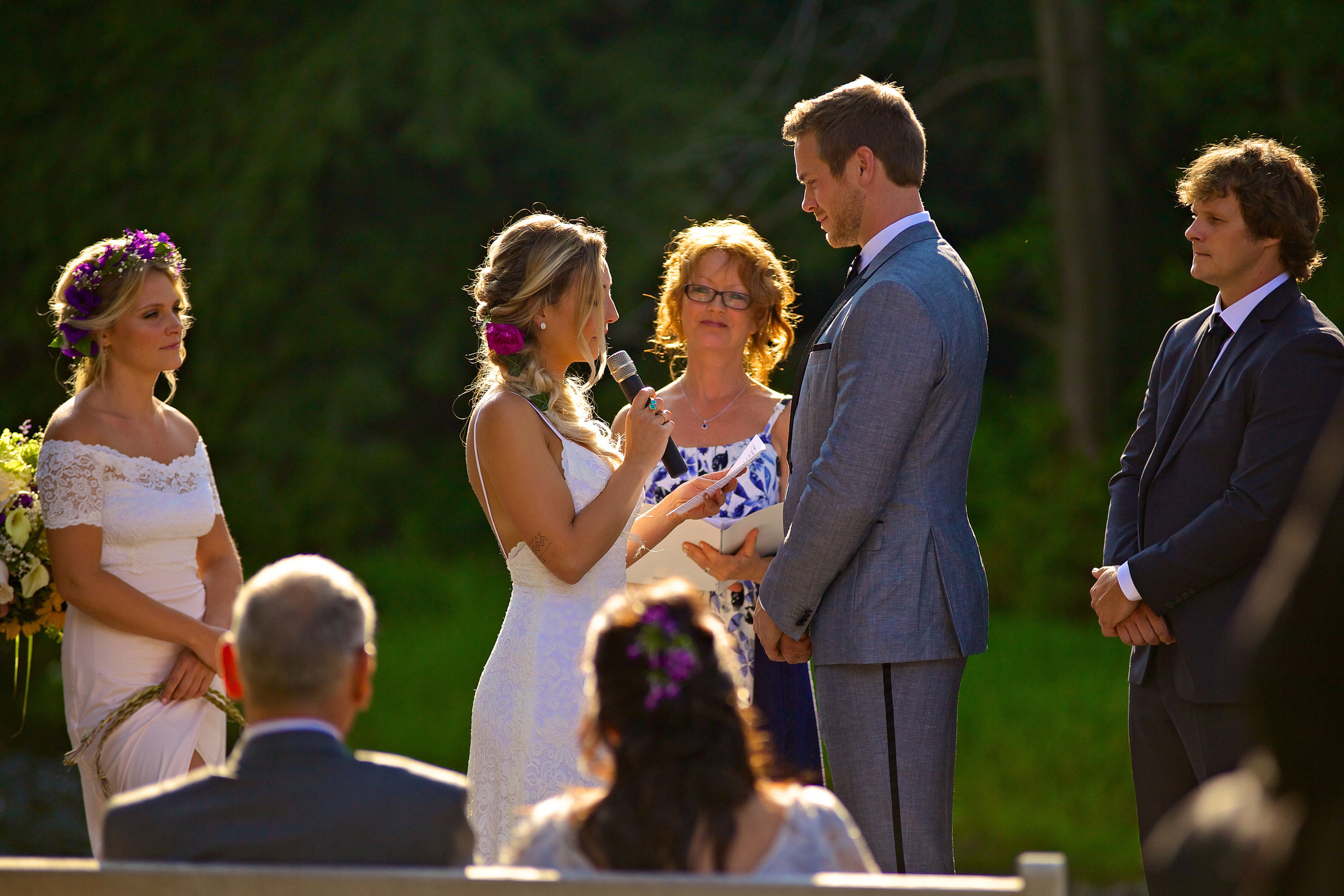Reading of the vows