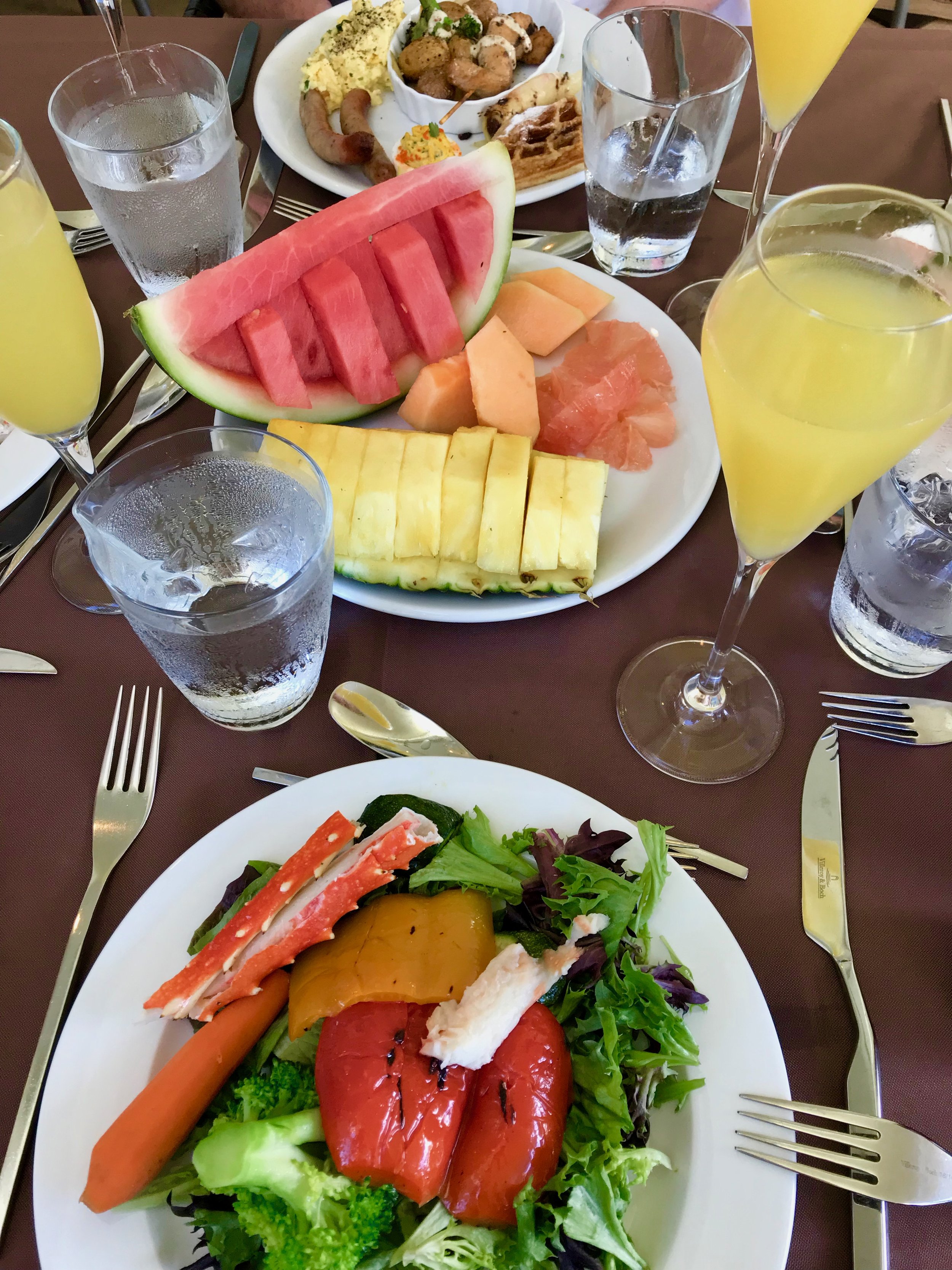 The Caribbean Club's famous brunch