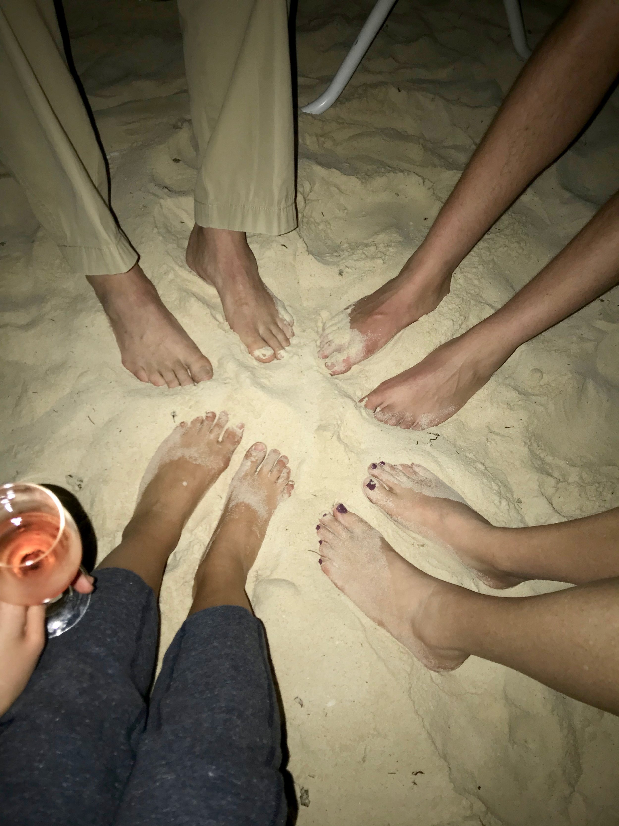 Moet on the beach