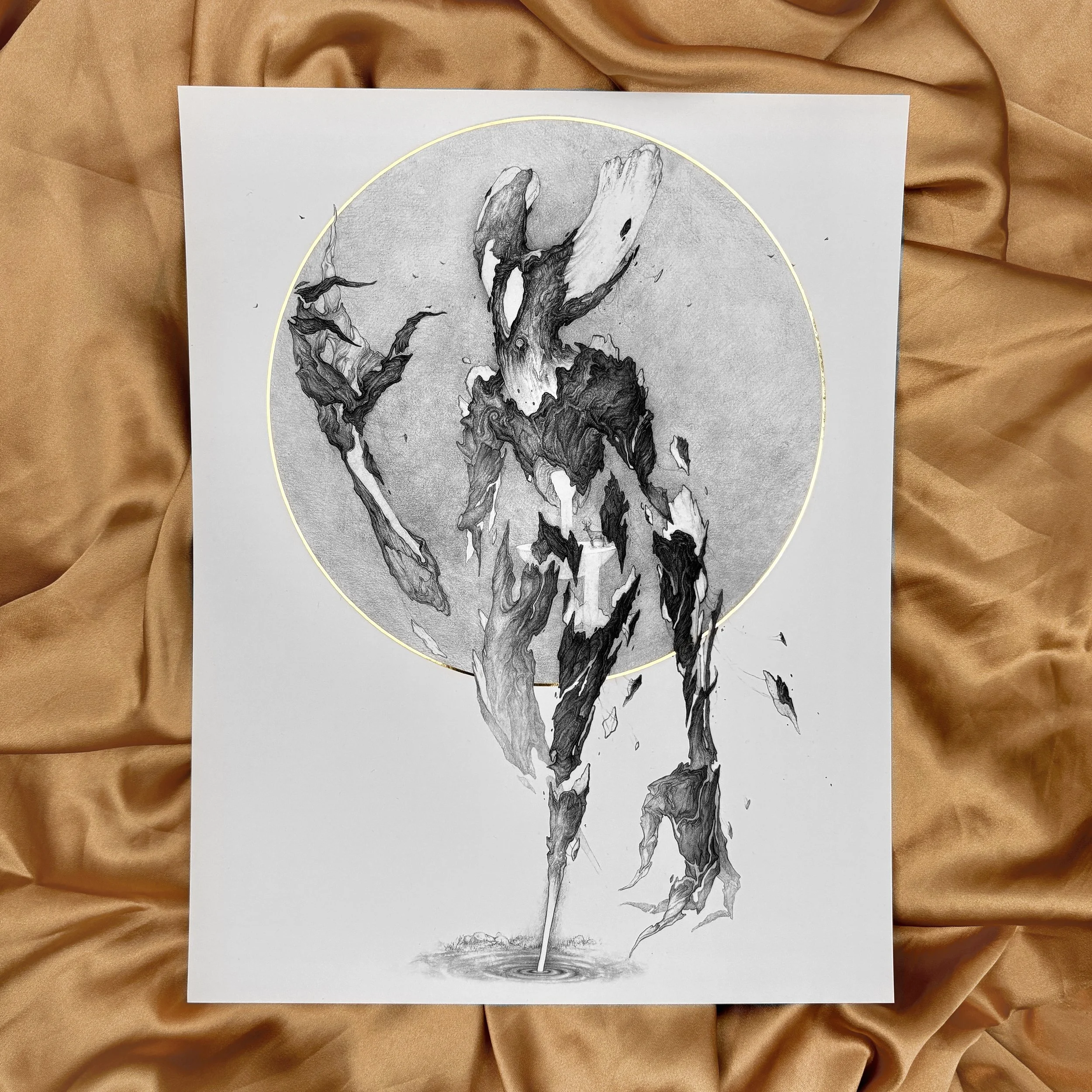 Ascension - Large Gold Foil Print