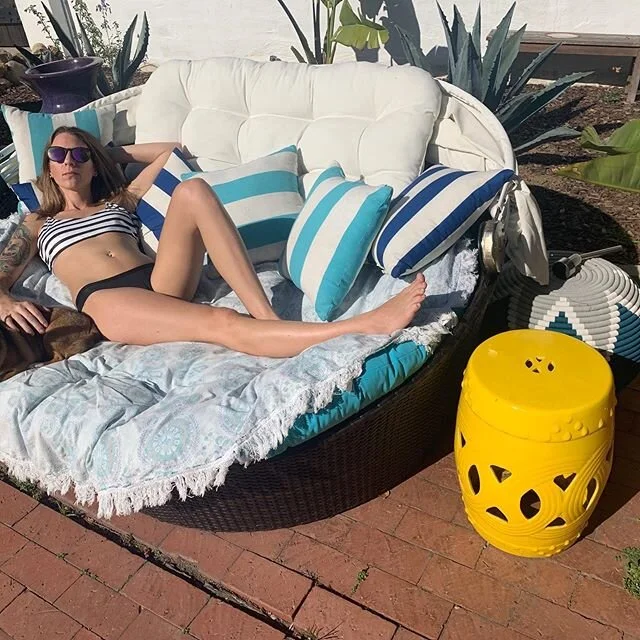 Sunday patio dwellers