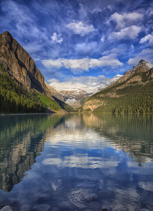 Lake Louise Sunrise - vertical