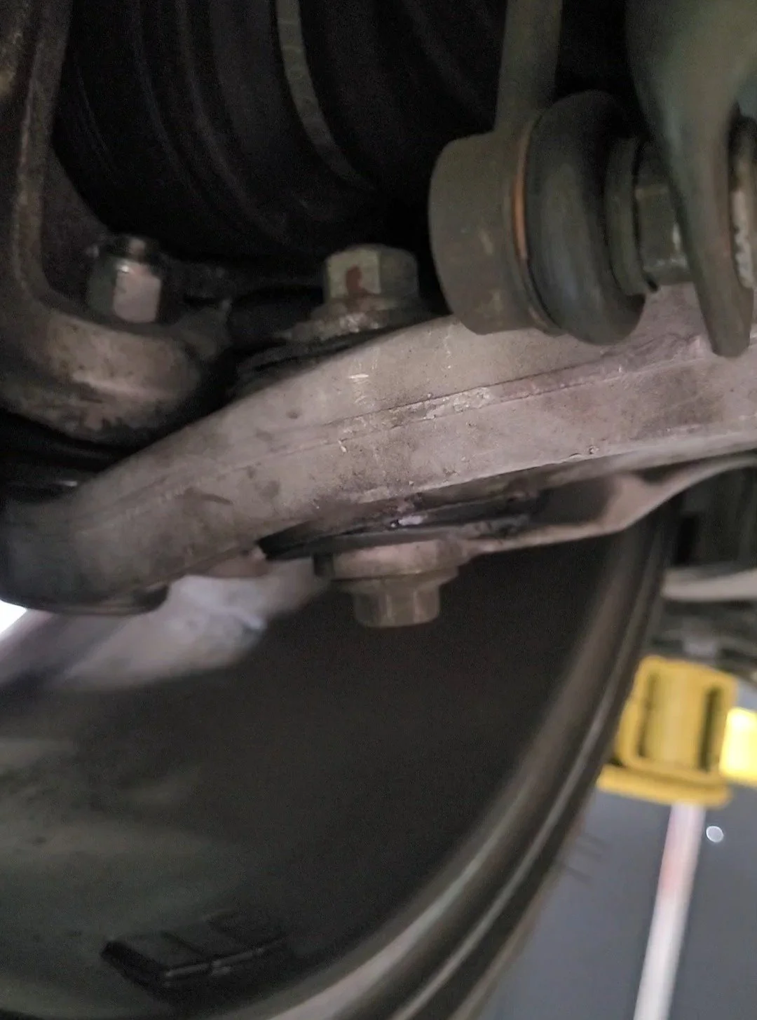 This 2001 Boxster S was displaying a strange handling issue. We found that the the rear control arm bushing was worn out and causing unwanted movement. We'll get new parts installed, align the car and get her back on the road.
