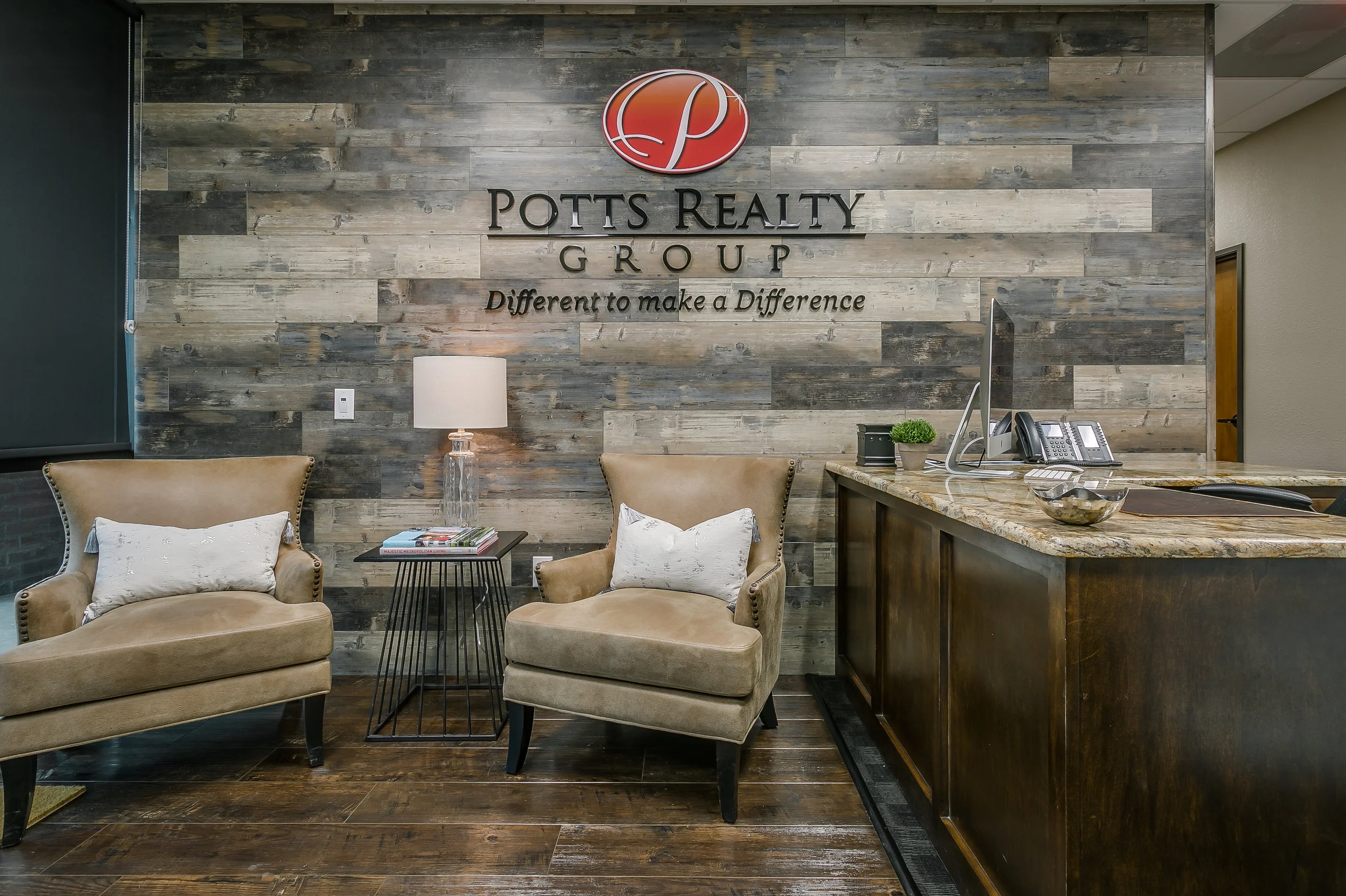 Potts Realty Group — Behind the Curtains Design