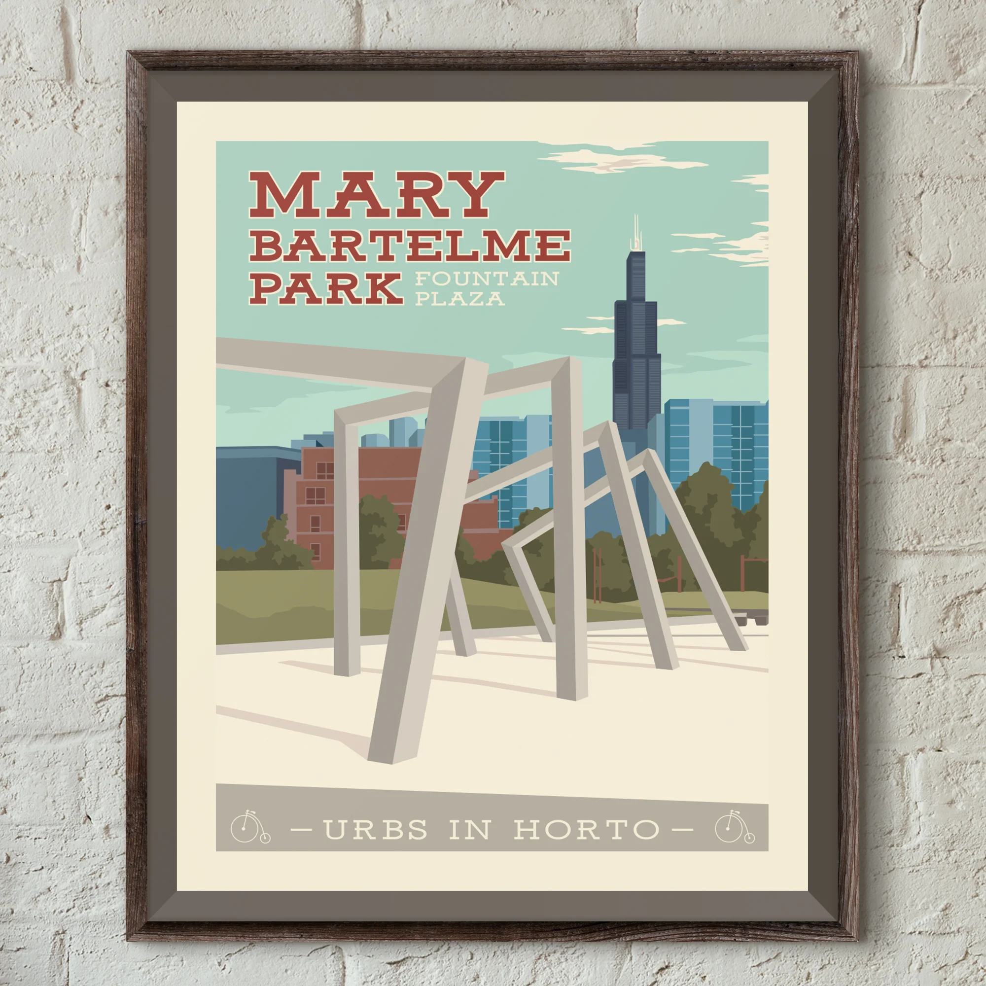 Mary Bartelme Park Print - "Urbs In Horto" Series