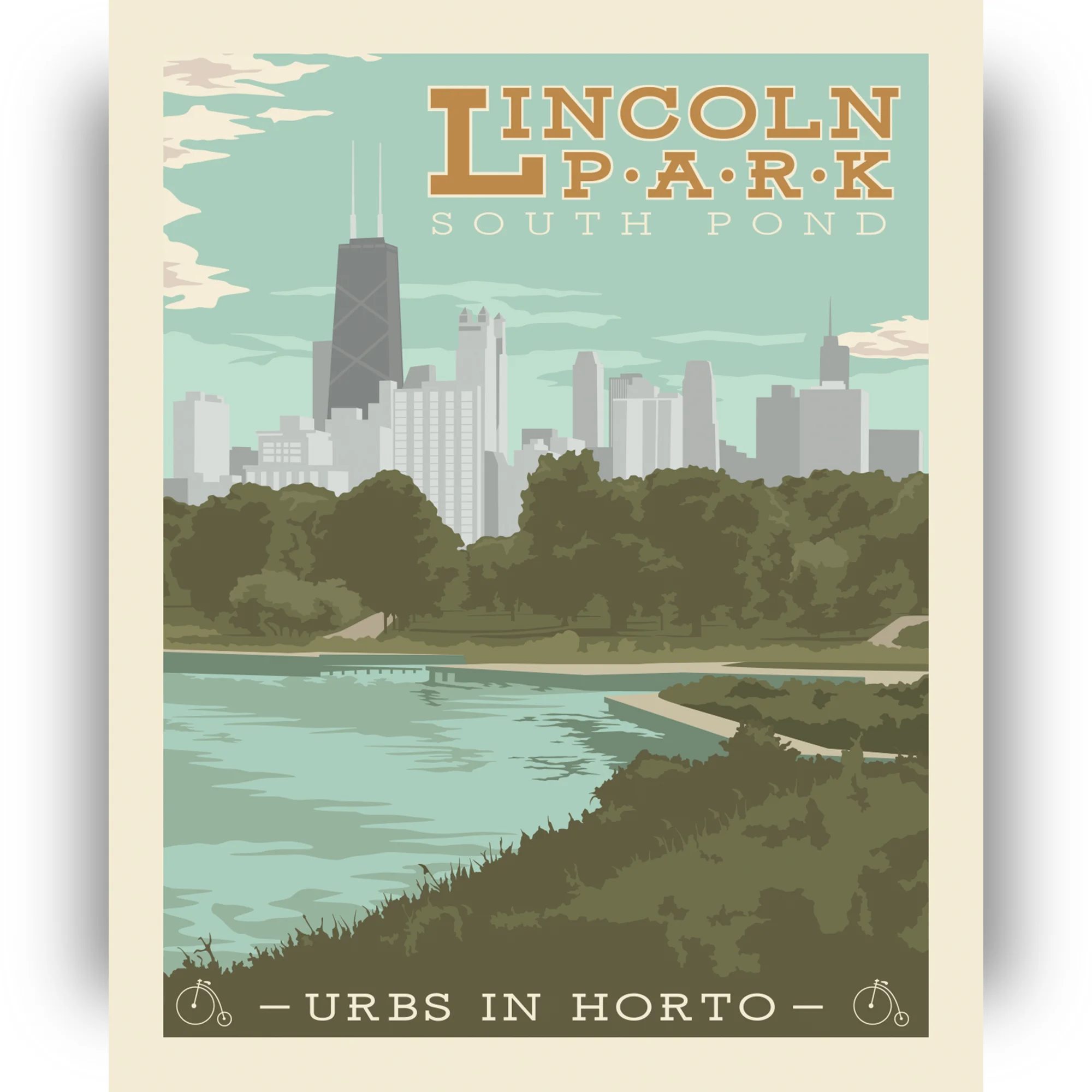 Lincoln Park Print - "Urbs In Horto" Series
