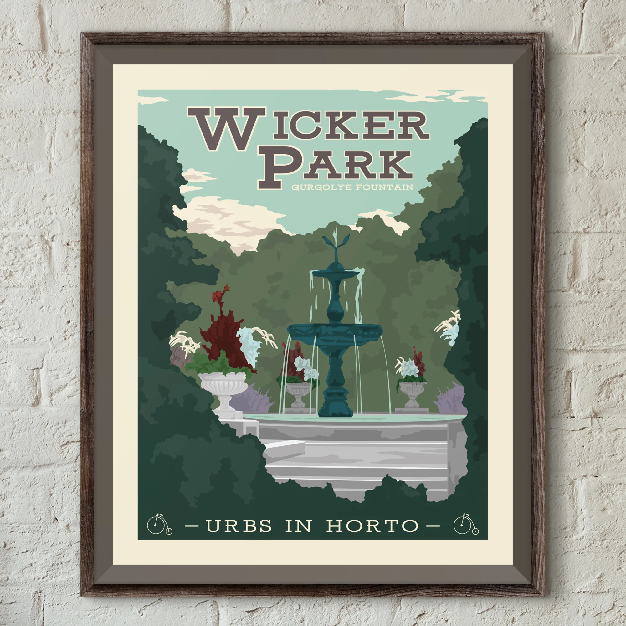 Wicker Park Print - "Urbs In Horto" Series